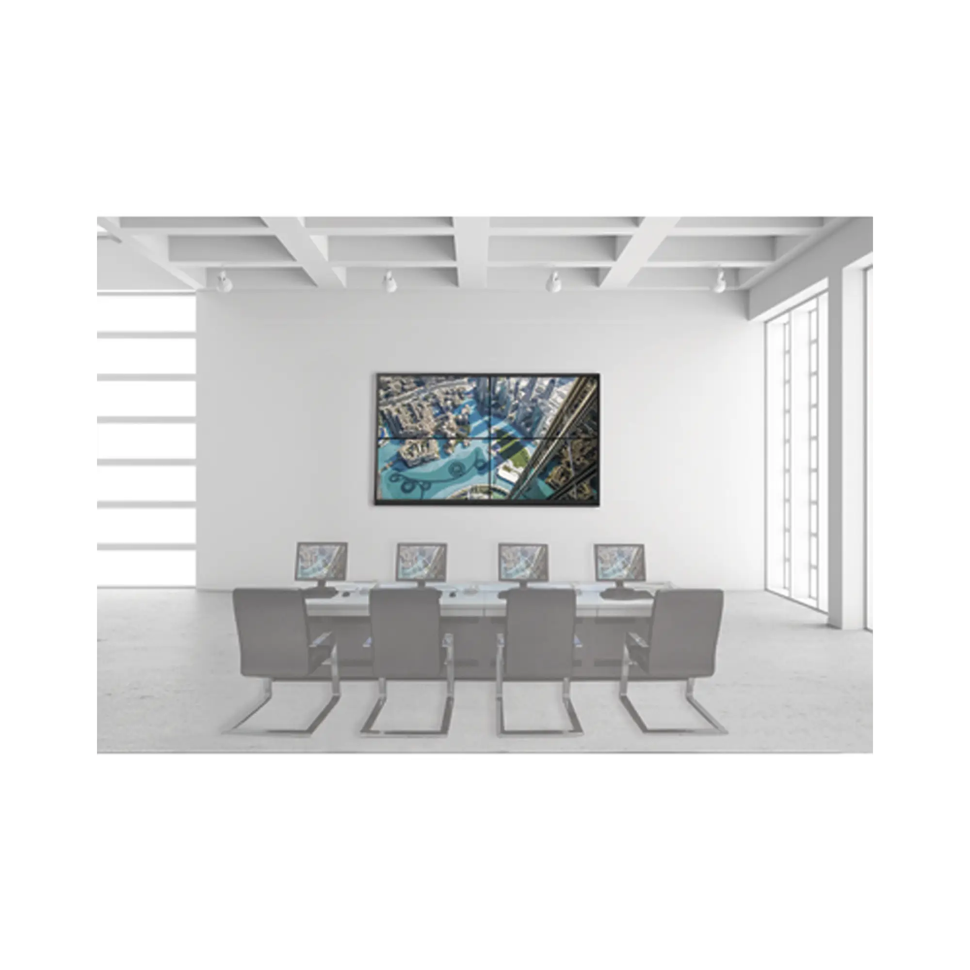 Kit Videowall 2X2 / Incluye 4 Pantallas de 46″ / Decoder / Base de Pared / Accesorios de Instalación