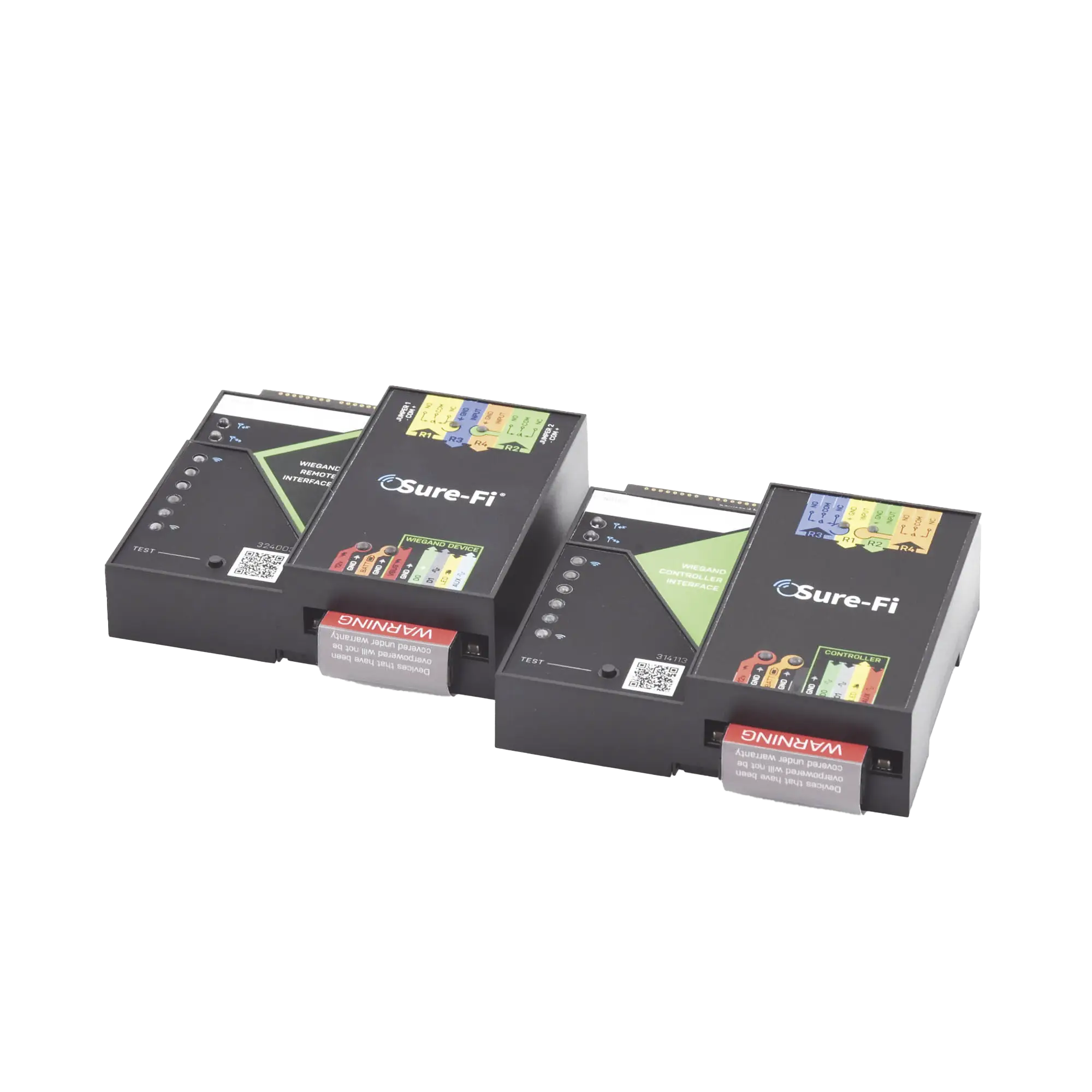 Convertidor de lectora para control de acceso (cableado a inalámbrico) / 1 Wiegand / 2 Relevadores / 2 Entradas / Atraviesa hasta 1.6 KM En Construcción o Material