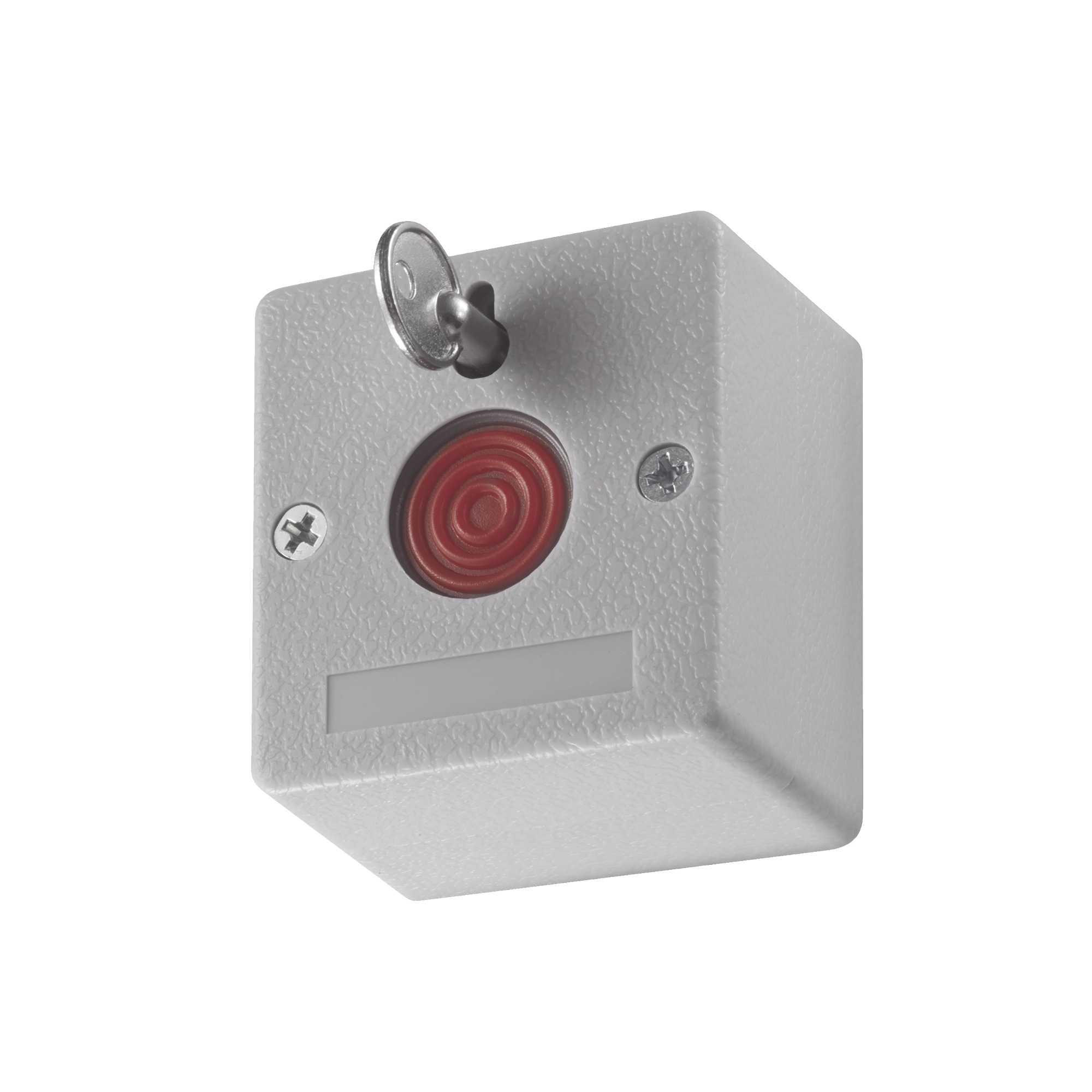 Botón de Pánico Cableado / Compatible con Cualquier Panel de Alarma / LLave de Seguridad / NA/NC / Material Retardante al Fuego (ABS)