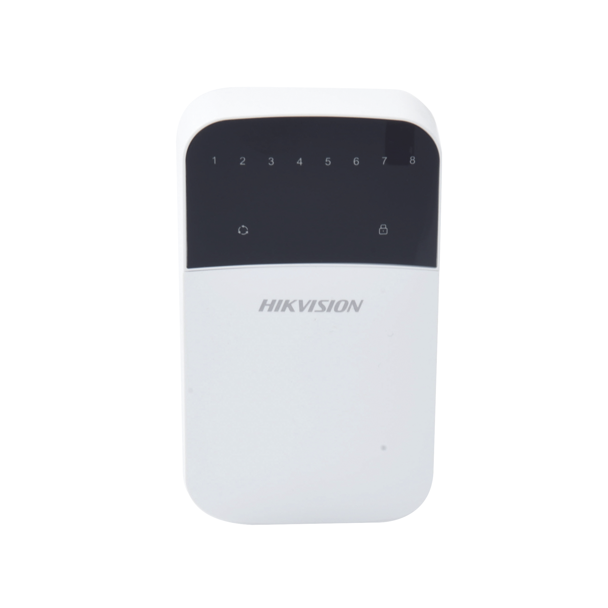 Teclado de LEDs / Cableado / 8 Zonas / Compatible con Panel Hibrido Hikvision DS-PHA64-W4P y DS-PHA64-W4P2
