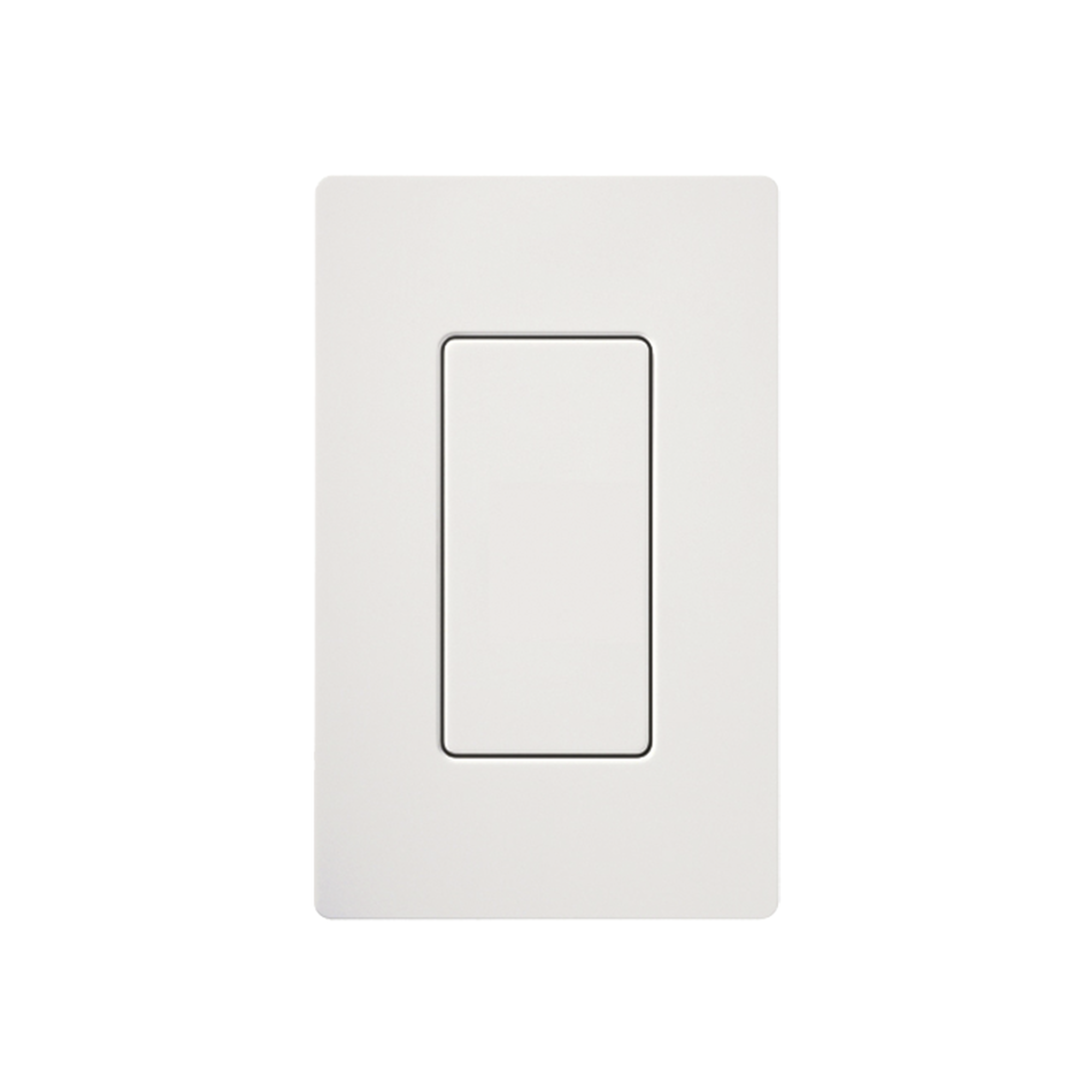 Placa ciega de pared color blanco