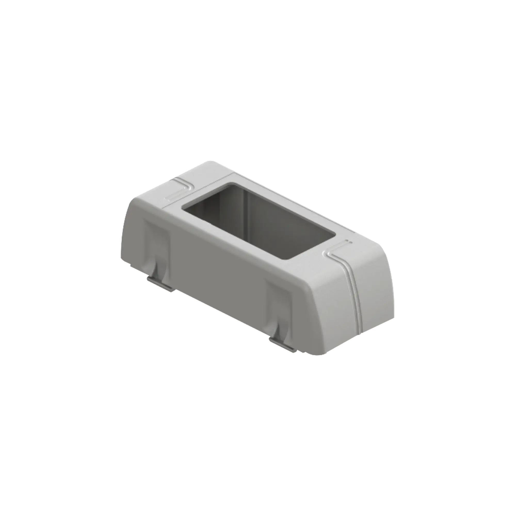 Porta equipamiento linea X rectangular para canaleta DX10000.00
