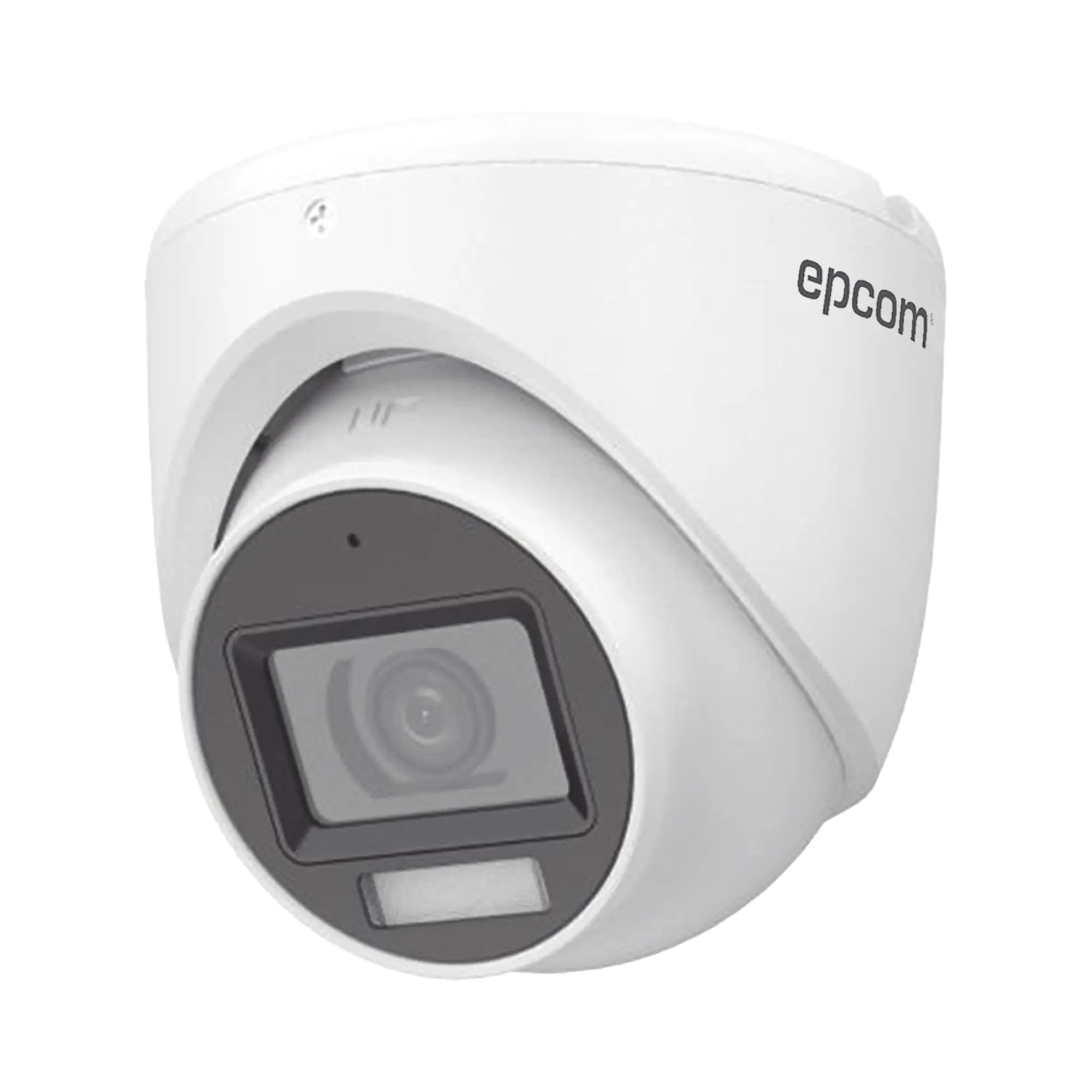[Dual Light + ColorVu] Turret TURBOHD 3K (5 Megapixel) / Lente 2.8 mm / 30 mts IR + 20 mts Luz Blanca / Gran Angular 104.9° / Exterior IP67 / Micrófono Integrado / dWDR / 4 Tecnologías / Metal
