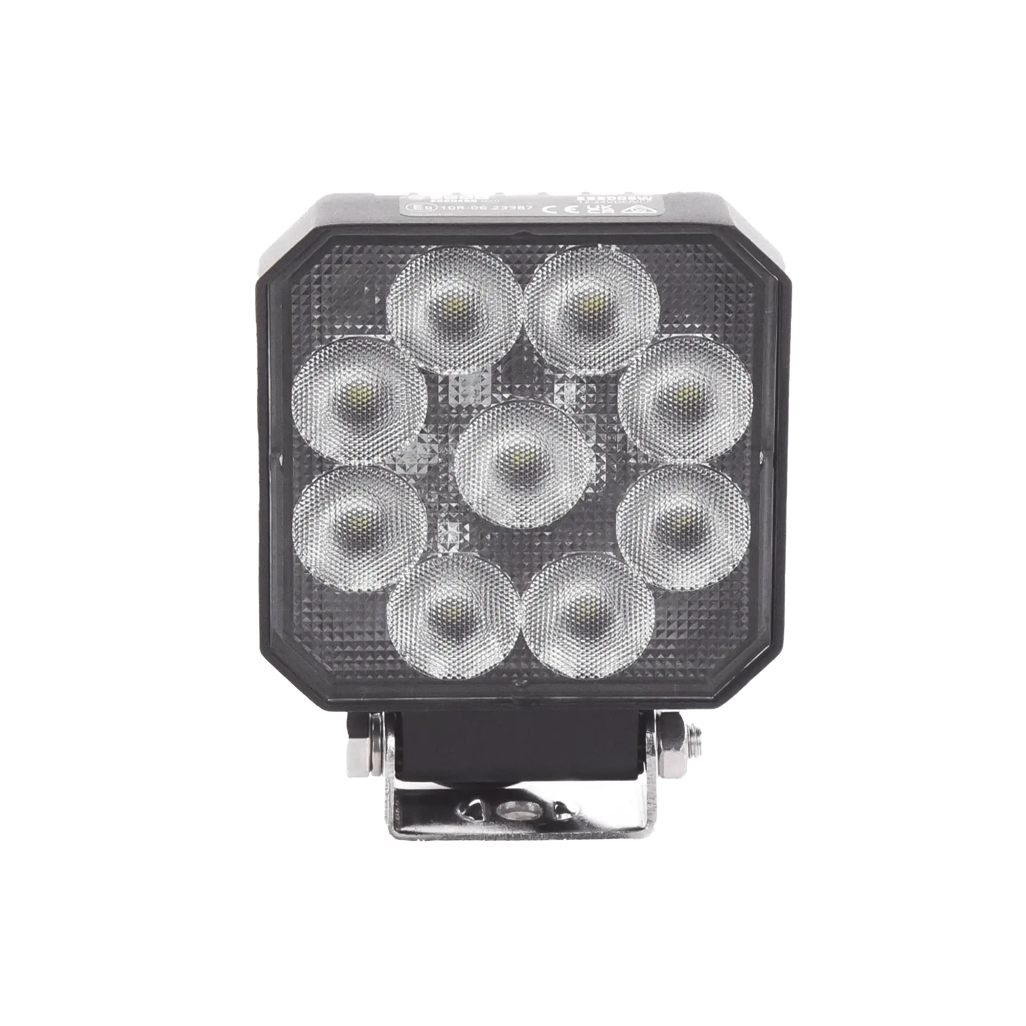 Luz de trabajo, 9 LED, 1050 Lumenes, 12-24 Vcd
