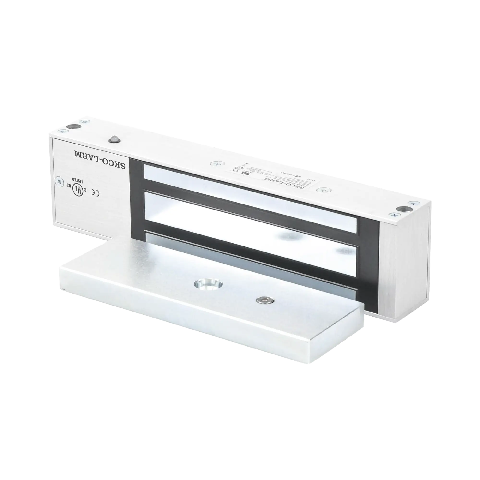 Chapa Magnética de 1200 Lbs / Sensor de Adherencia / Uso en Interior/ LED Indicador / Alimentación 12/24 Vcd Seleccionable / Sin Magnetismo Residual / UL