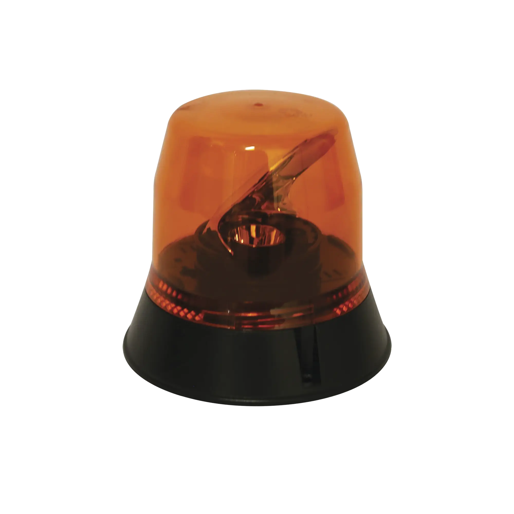 Baliza rotativa LED color ambar SAE Clase I con montaje permanente de 3 tornillos