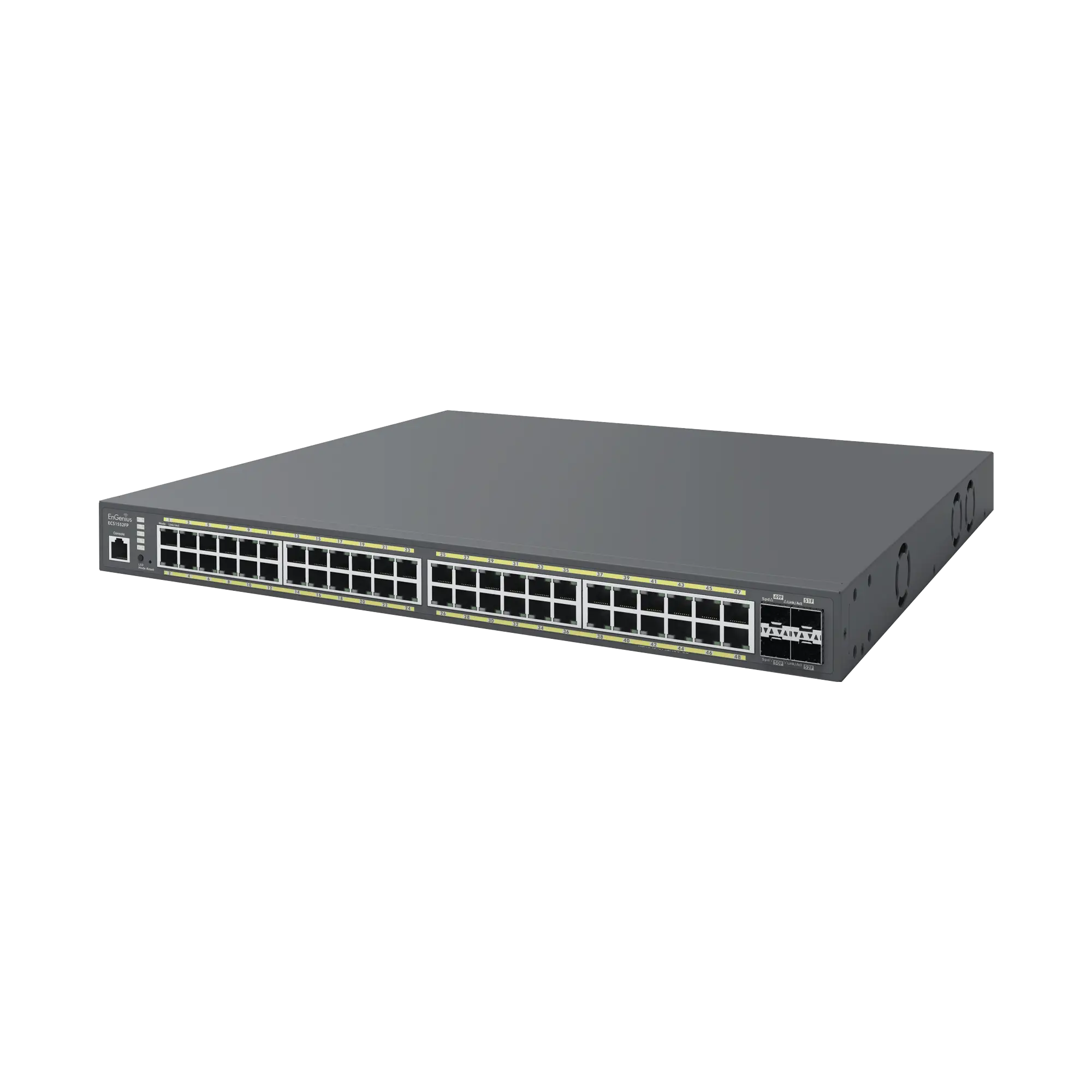 Switch Poe de 48 Puertos Gigabit y 4 Puertos SFP, Administrable en la Nube, Hasta 740 W, Capa 2, Soporta PoE+ 802.3 at/af