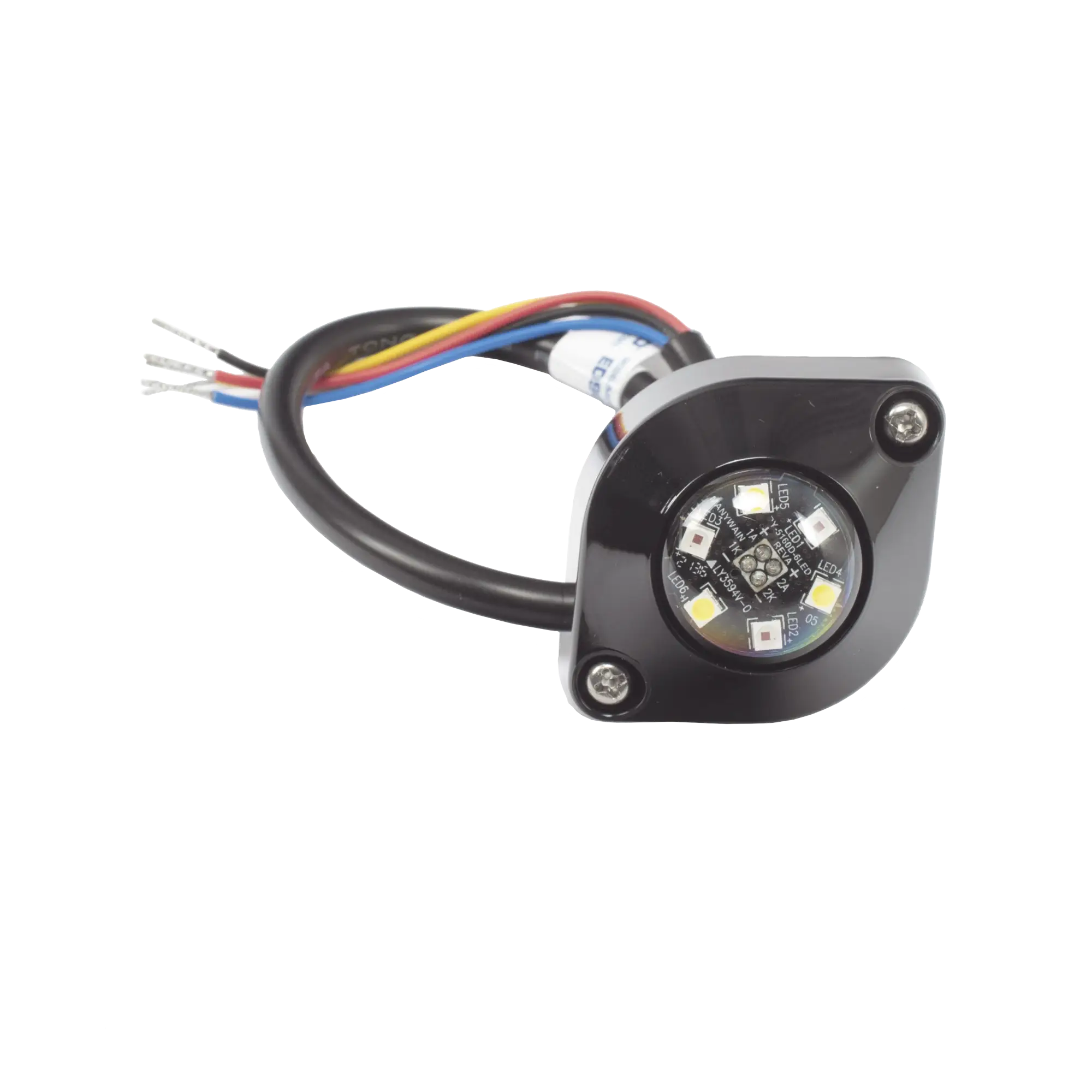 Estrobo Oculto de 6 LED color Ambar Serie ED9015