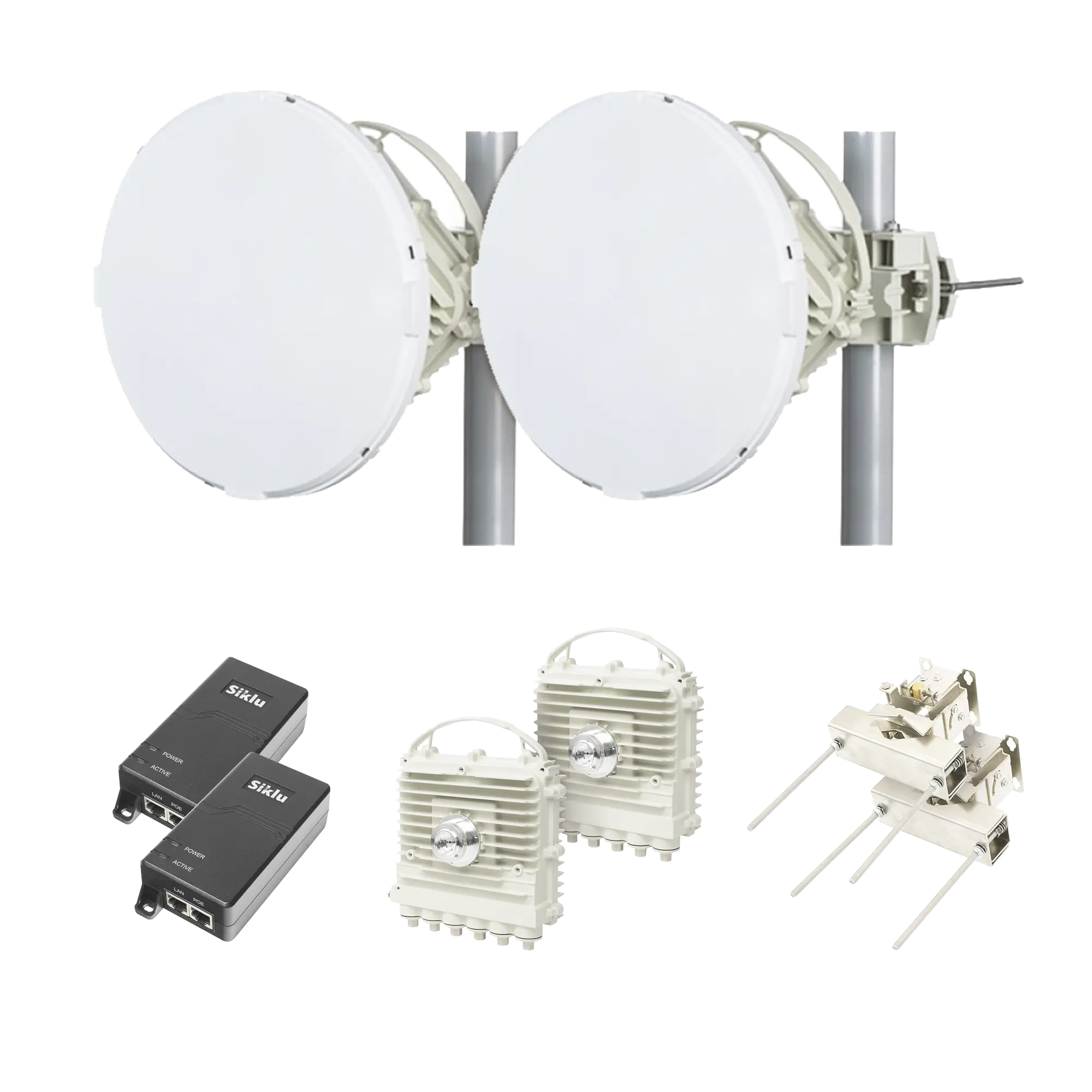 Enlace a la velocidad de la fibra, 70/80 Ghz Banda libre / Sin Interferencia / Capacidad inicial 1 Gbps (Requiere licencia para desbloquear 2 Gbps)