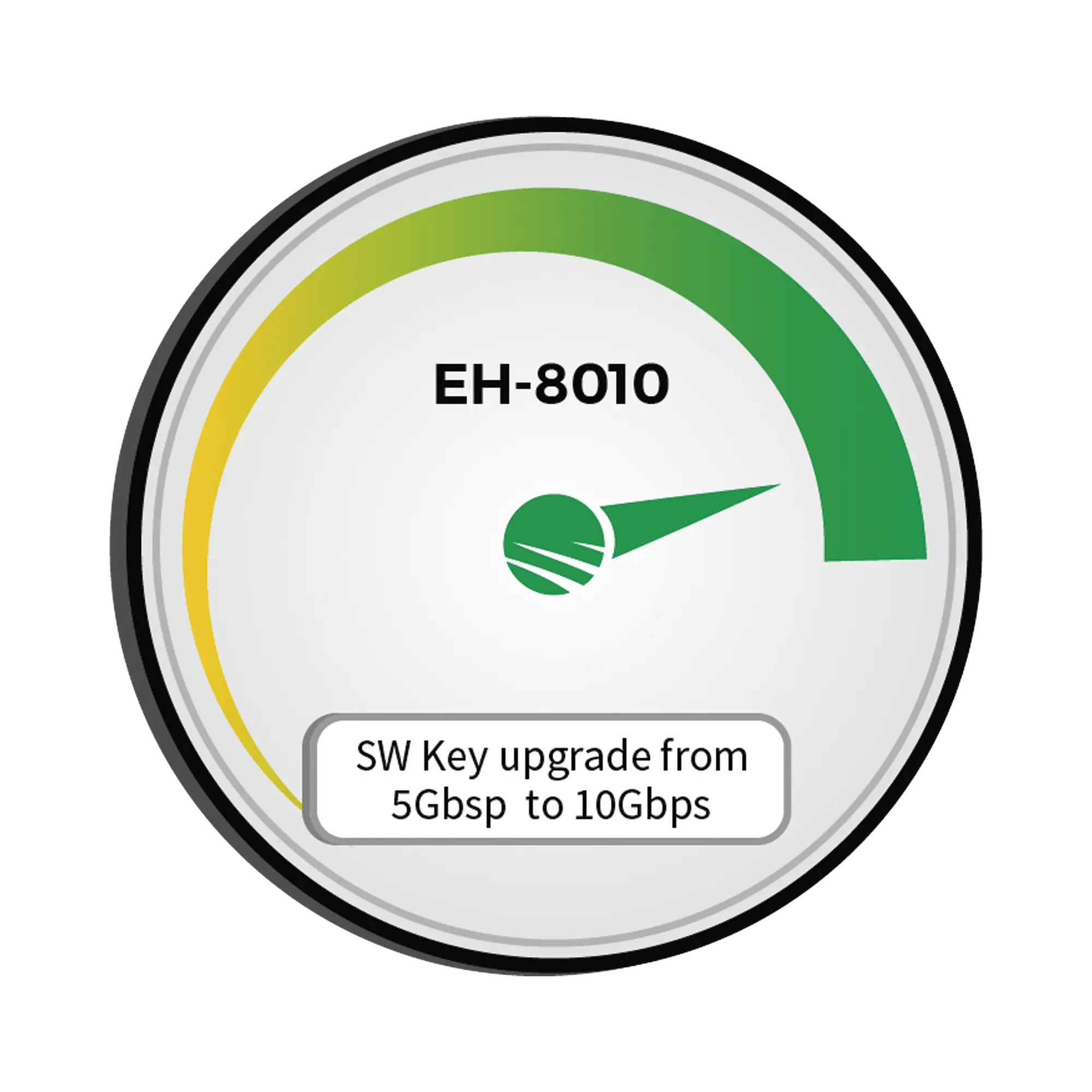 ActualizaciĂłn de velocidad de 5000 Mbps a 10000 Mbps para equipo EH-8010