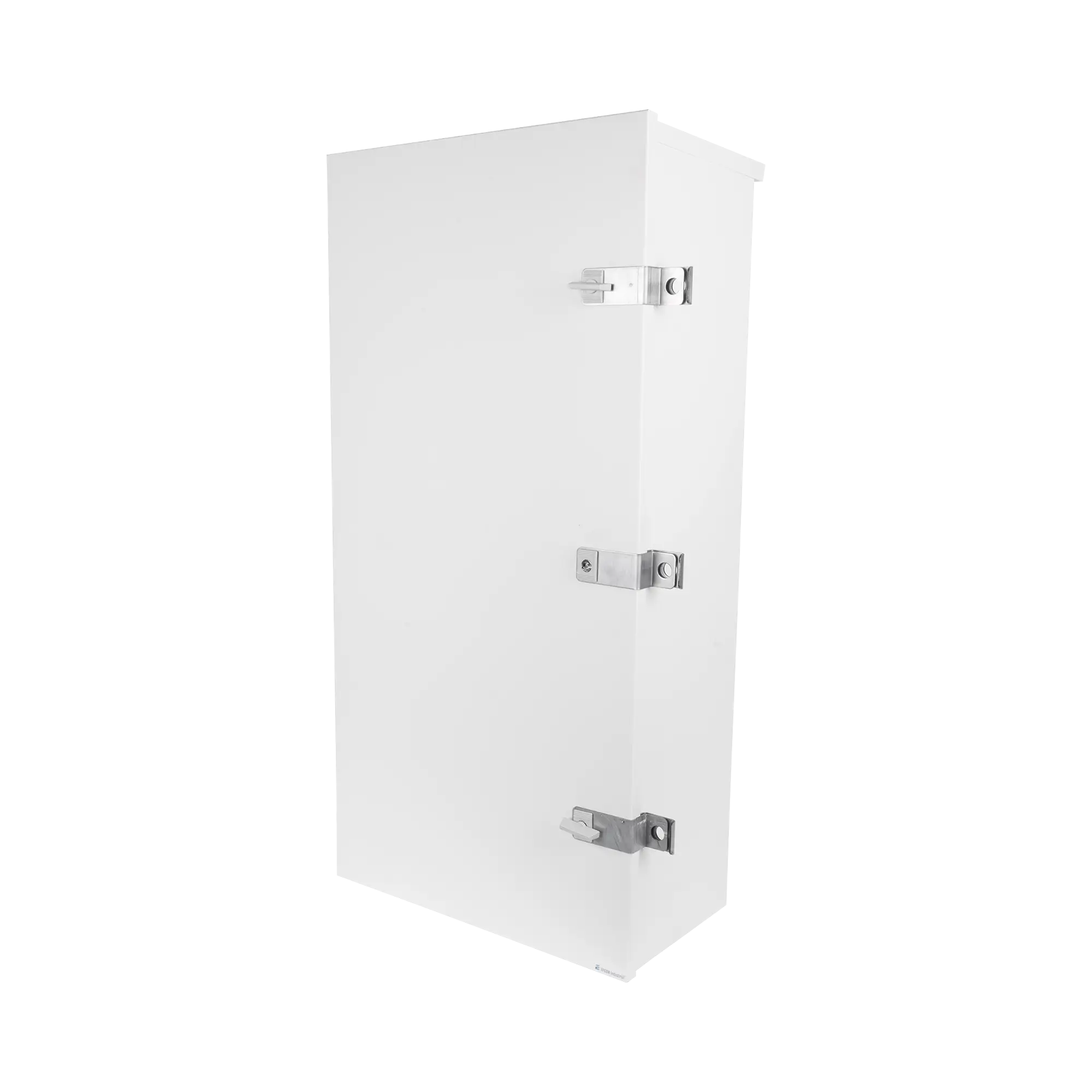 Gabinete para instalación de 3 Baterías PL110D12, Fabricado en Lámina Galvanizada, Accesorios para piso o poste (No incluidos)