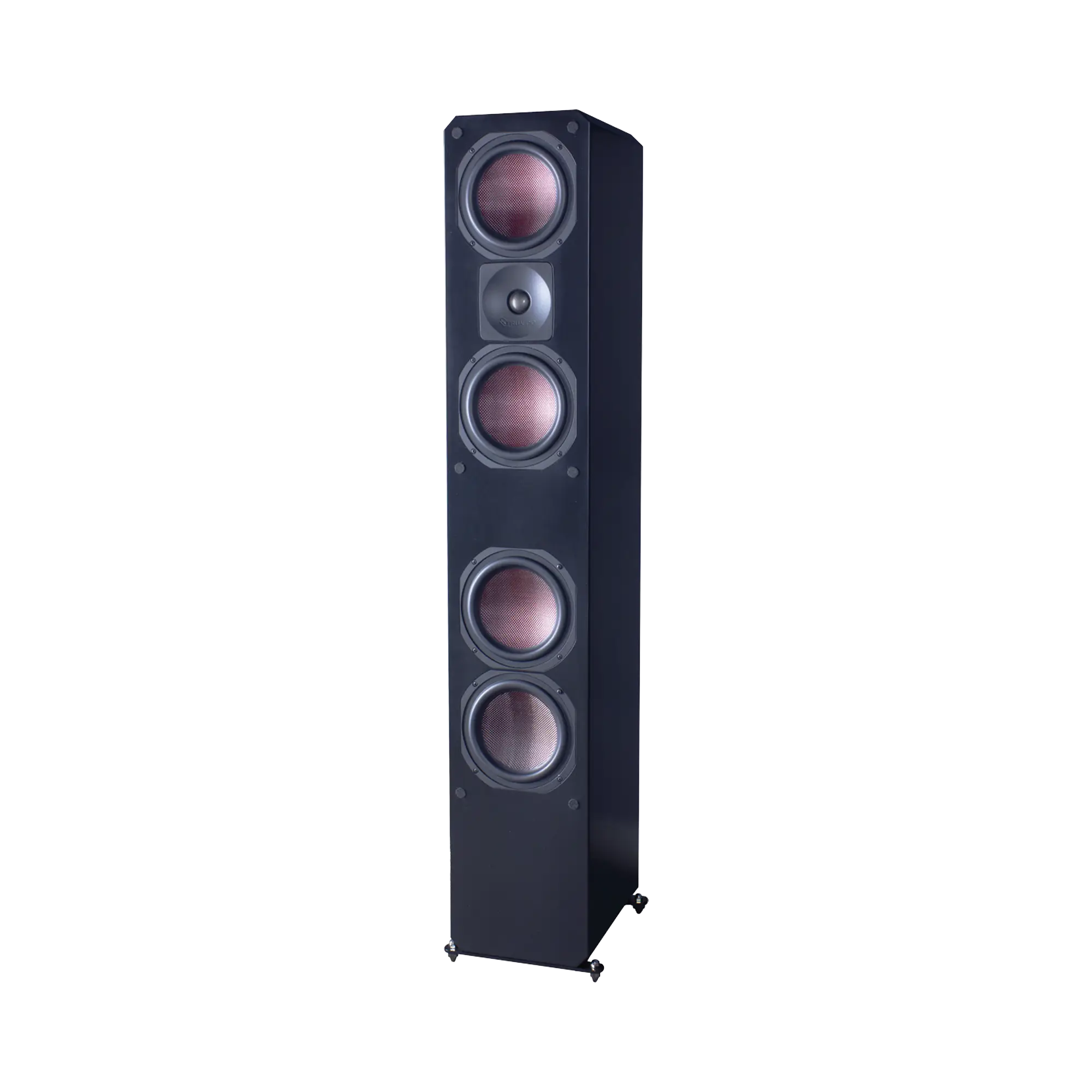 ELITE SERIES PREMIUM HOME THEATER 3 VIAS, 4 WOOFER DE FIBRA DE CARBONO 6.5″, 1 TWEETER DE TITANIO, COLOR NEGRO