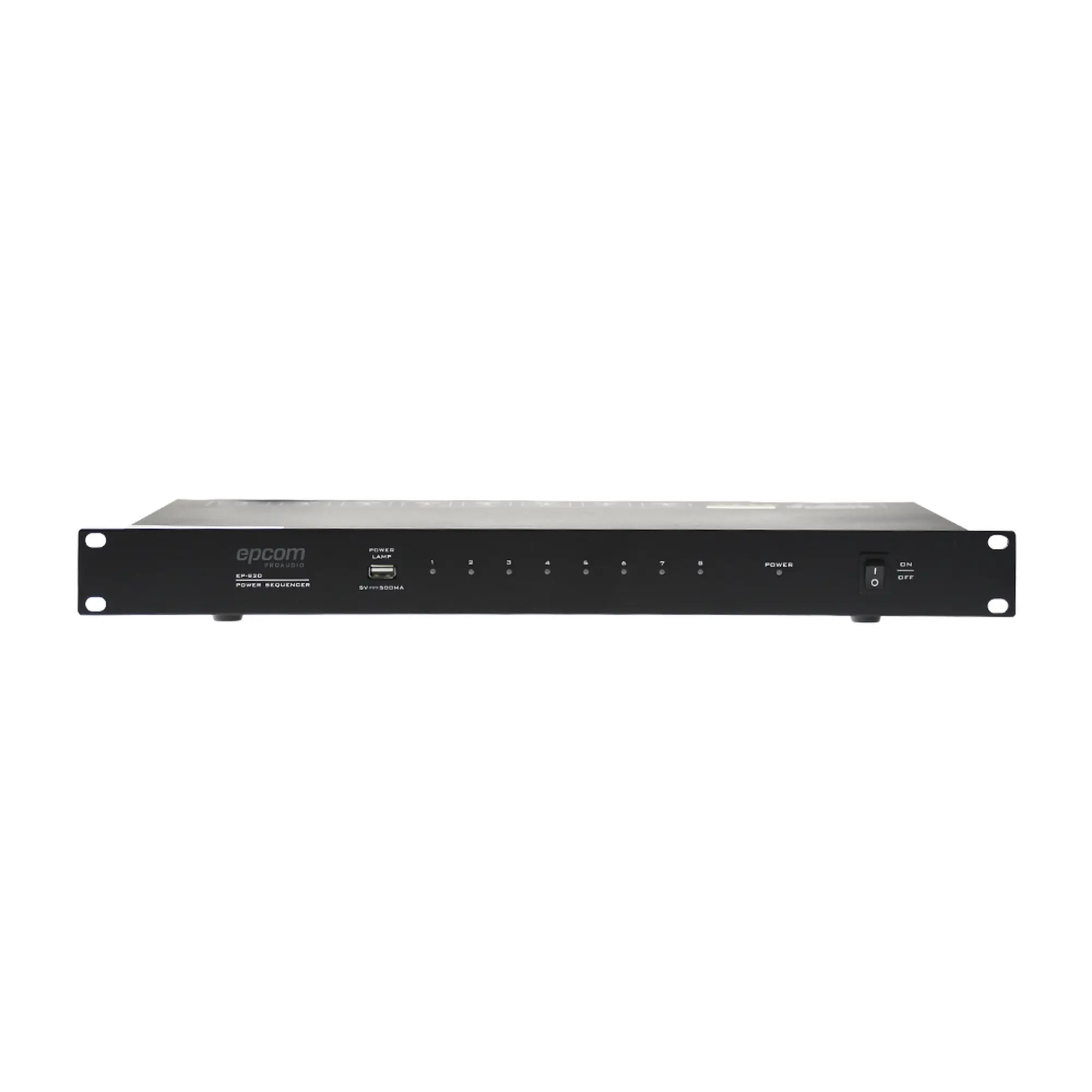 Secuenciador de Potencia | 8 Salidas | Delay de activación de 1 segundo | Recomendado para rack de amplificación, Videowall, o equipos de alta potencia.