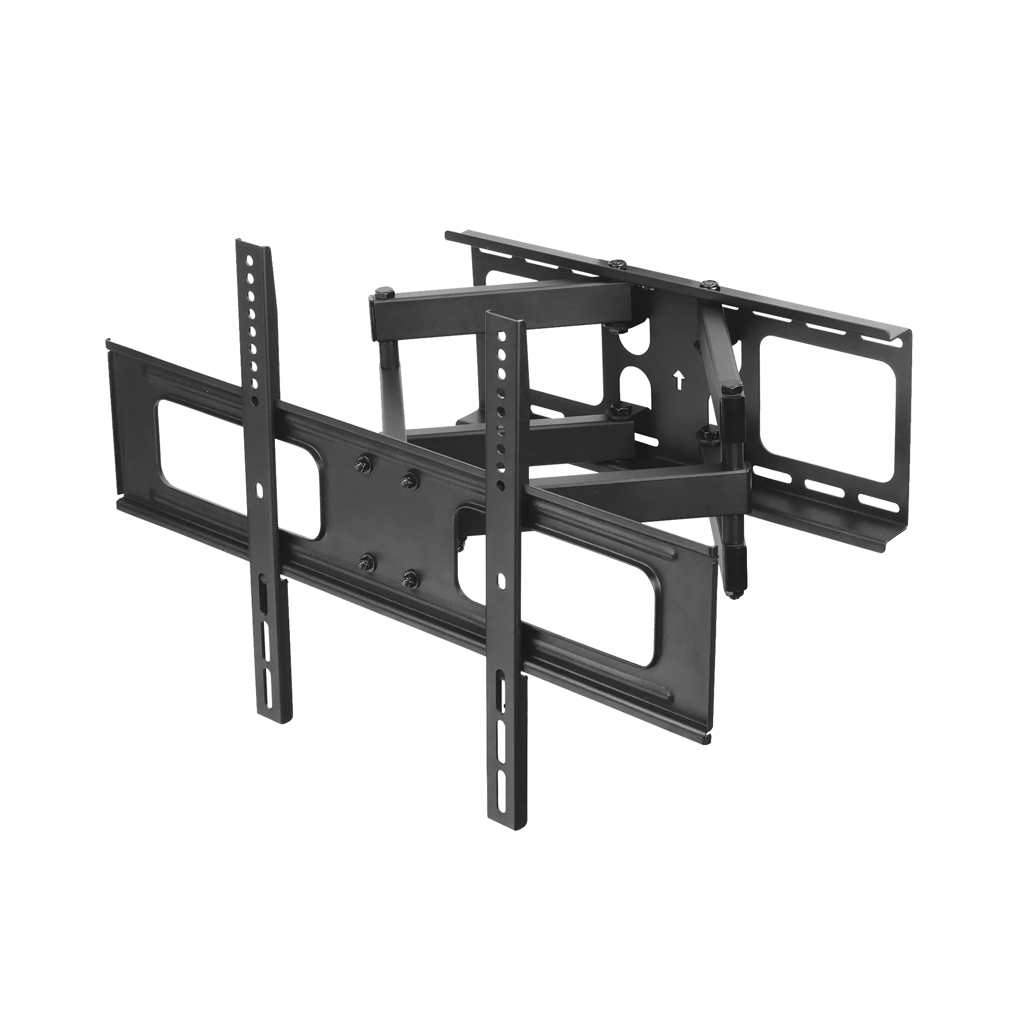 Montaje de Pared Universal Articulado para Monitores de 32 a 55″ / Carga Máxima 50 Kg / Vesa 600 x 400 / 400 X 400 / 400 x 200 / Separacion de Pared de 7.6 cm a 51 cm / Acero / 15° de Inclinación