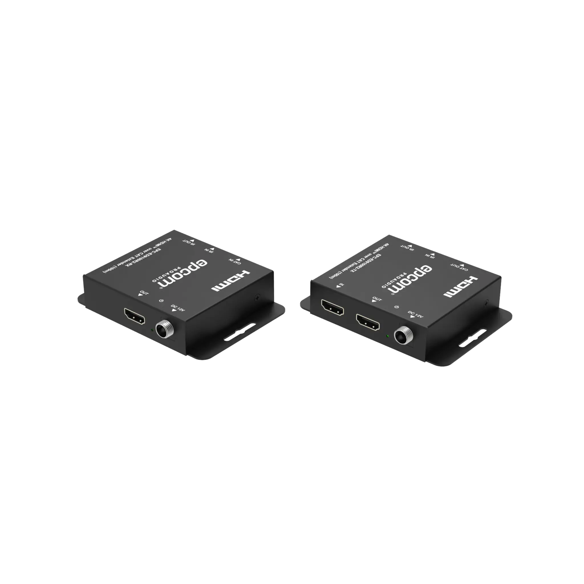 Kit Extensor HDMI | 4K30 hasta 100m | Cat6 | Transmisión sin Compresión | Soporta PoC Bidireccional | EDID y Audio 5.1CH