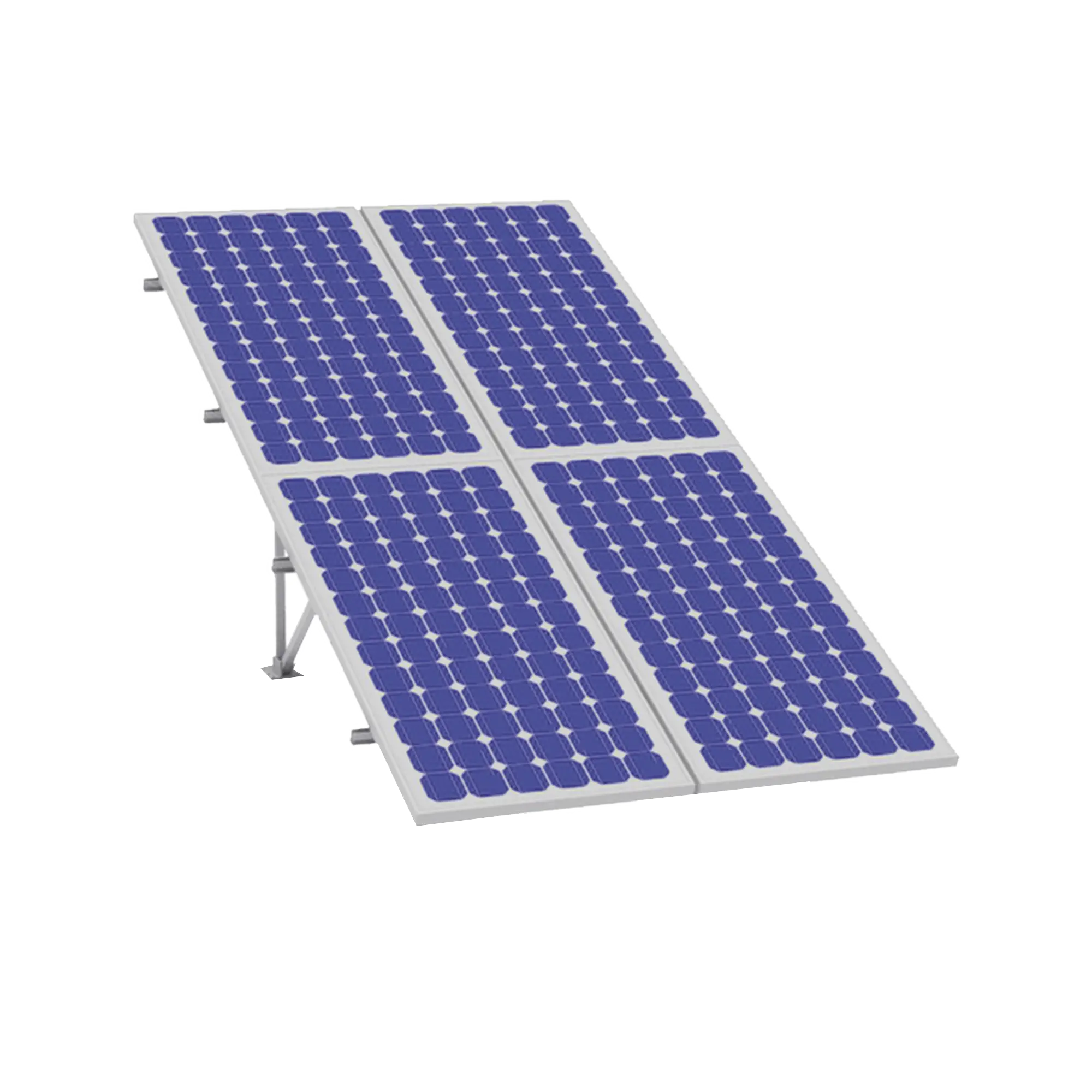 Montaje para Panel Solar, Riel «3» de 2200mm para Módulos con Espesor de 40mm, Velocidad de Viento Máx. 151km/h