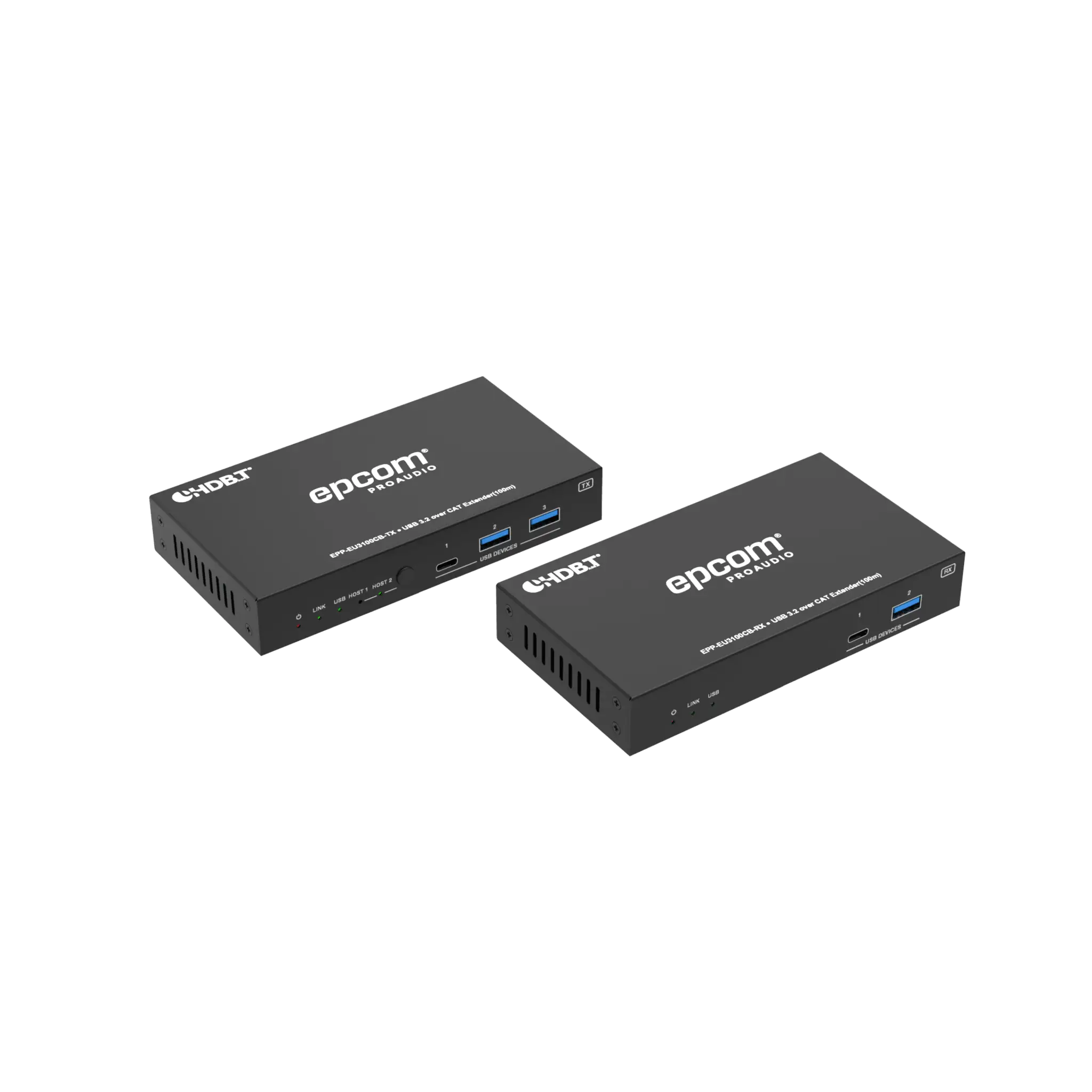 Extensor USB 3.2 Gen 1 | 100 m | Cable CAT6a | Velocidad 5 Gbps | Puertos USB-C y USB-A | PoC Bidireccional 24V | Compatible Con Dispositivos USB Variados