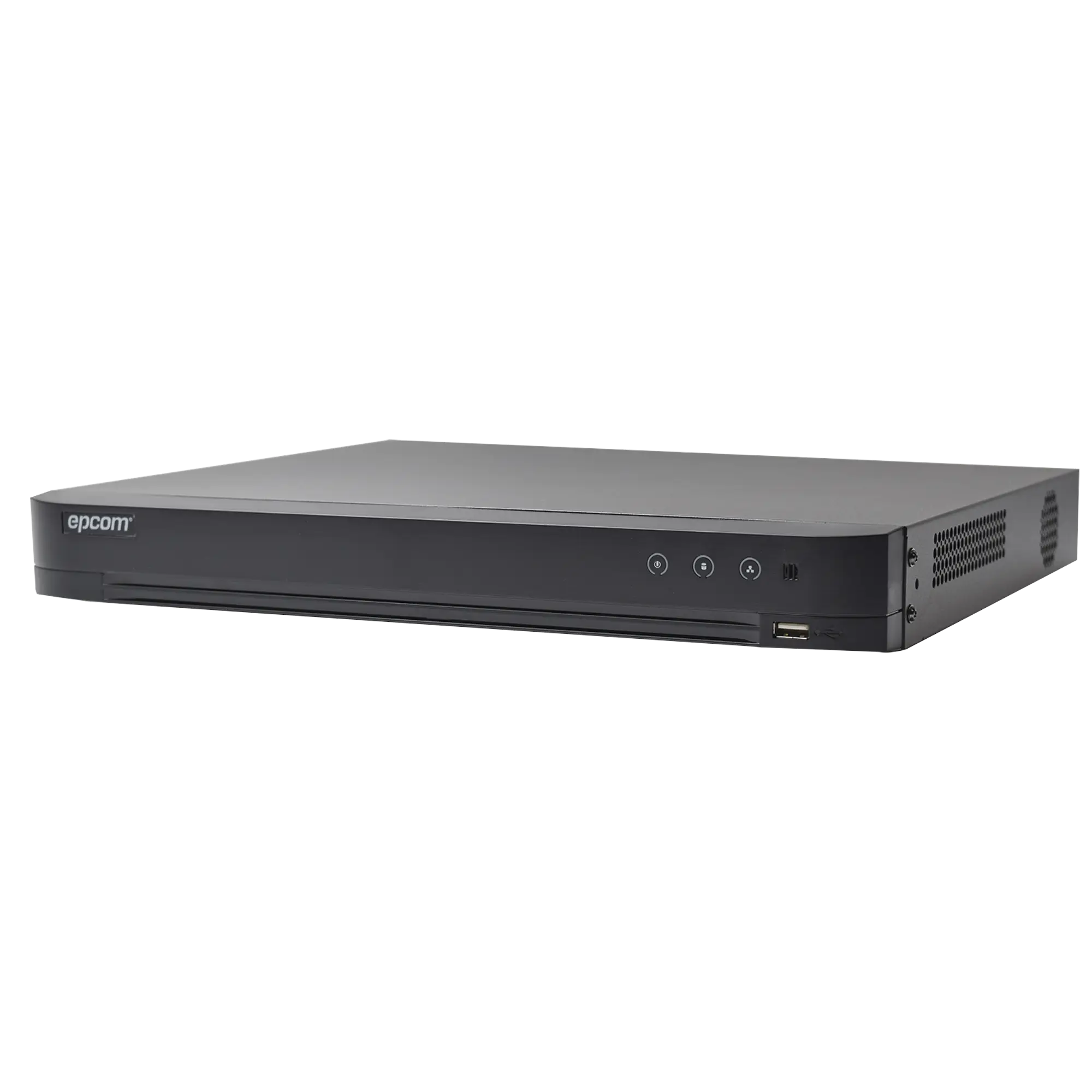 DVR 4 Megapixel / 8 Canales TURBOHD + 4 Canales IP / 1 Bahía de Disco Duro / 1 Canal de Audio / Audio por coaxitron / Vídeoanálisis