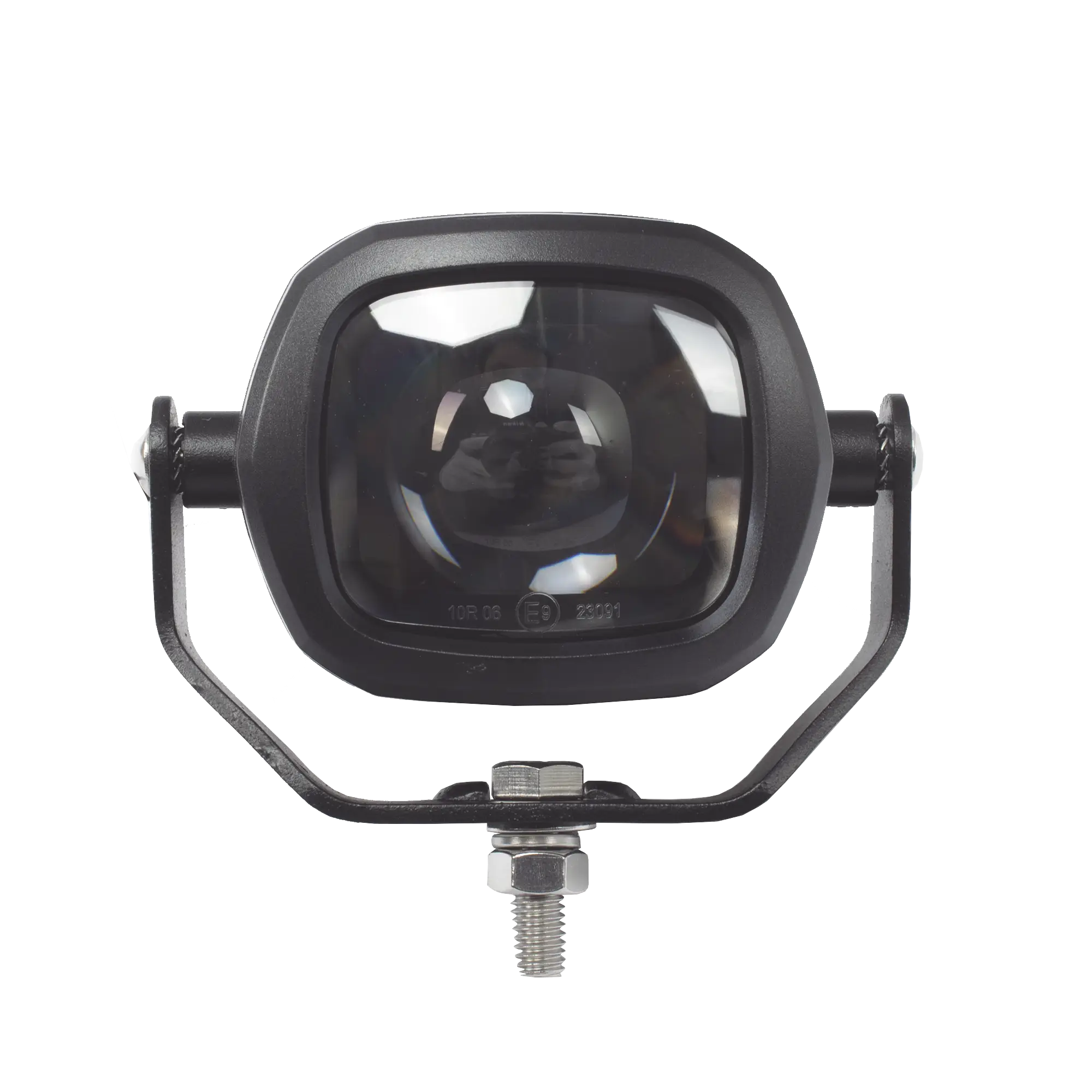 Luz LED de advertencia peatonal de flecha móvil para montacargas y vehículos