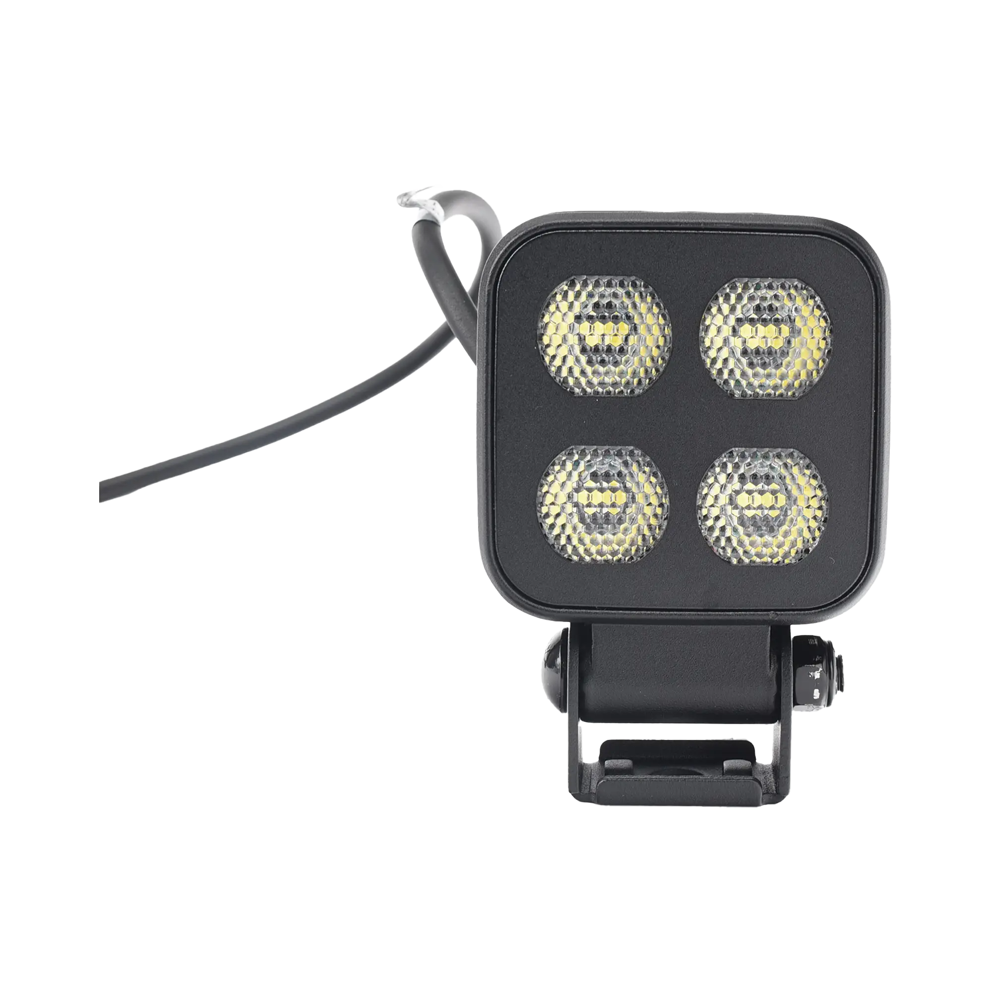 Luz de Trabajo Ultra brillante Cuadrada, 4 LED, 2650 Lúmenes, 12-24 Vcd
