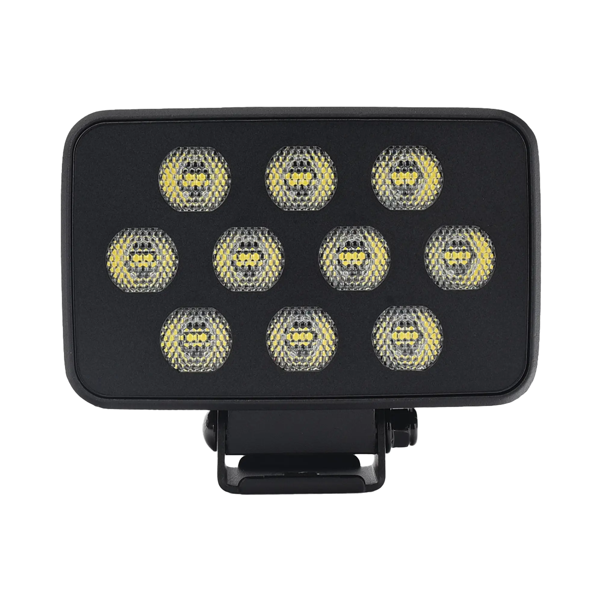 Luz de Trabajo Ultra brillante Cuadrada, 10 LED, 8937 Lúmenes, 12-24 Vcd