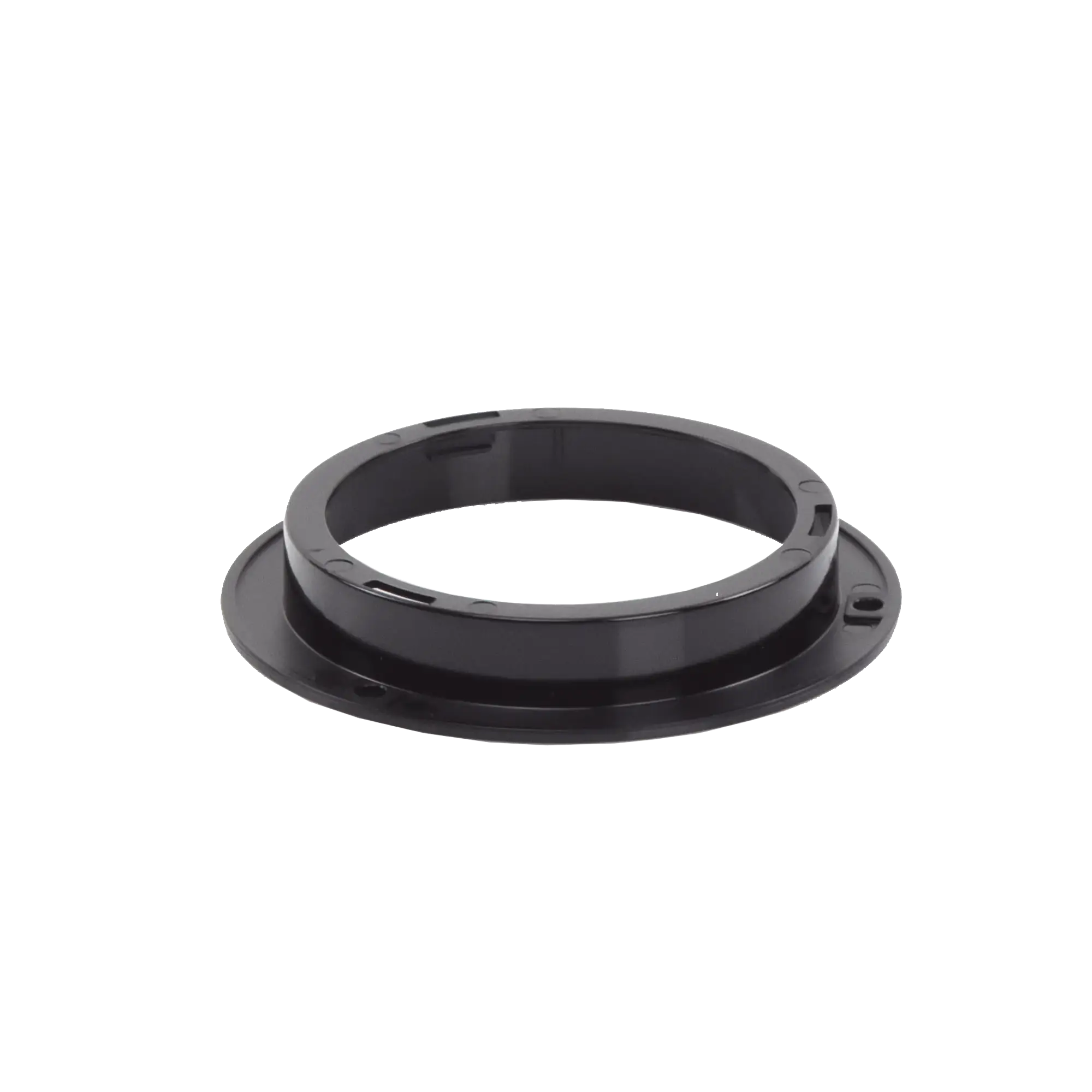 Brida de policarbonato, Color Negro, Accesorio para plafón Serie ED3040