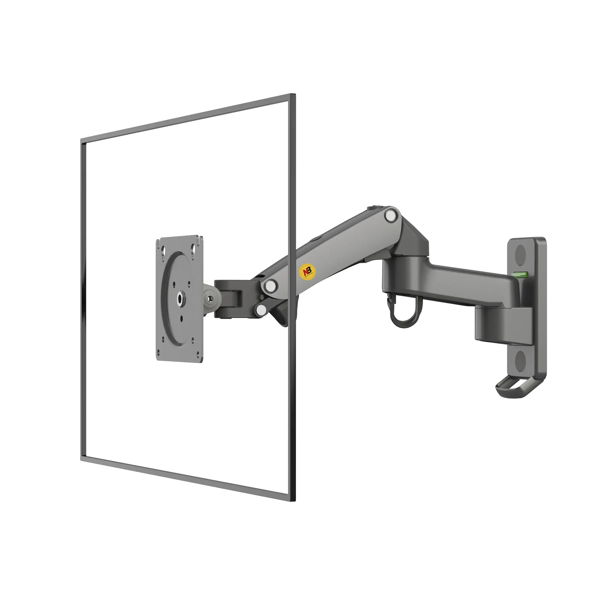 Montaje de Pared para Monitores de 17 a 35″ / Soporta hasta 12 Kg / Vesa 75 x 75 / 100 x 100 / Acero