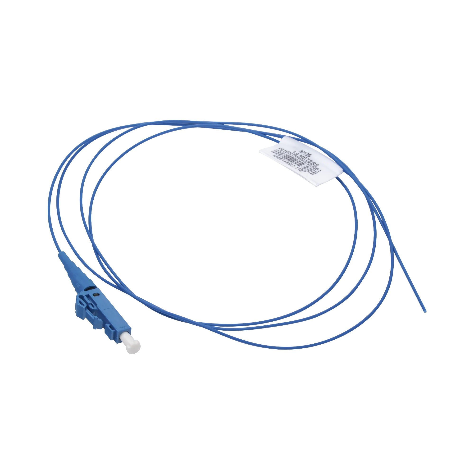 Pigtail de Fibra Óptica LC Simplex, Monomodo OS2 9/125, 900um, Color Azul, 1 Metro