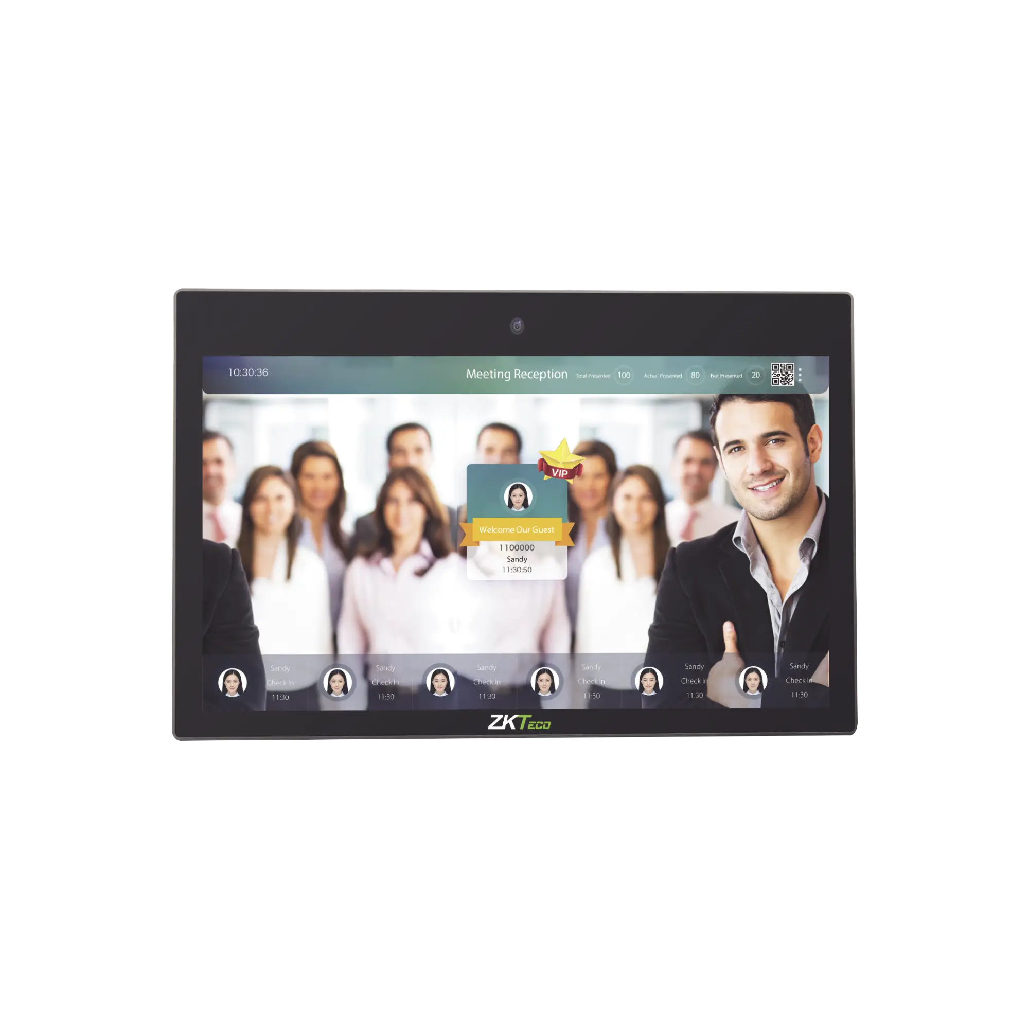 Pantalla de 32 pulgadas para publicidad con reconocimiento facial de hasta 5 personas al mismo tiempo
