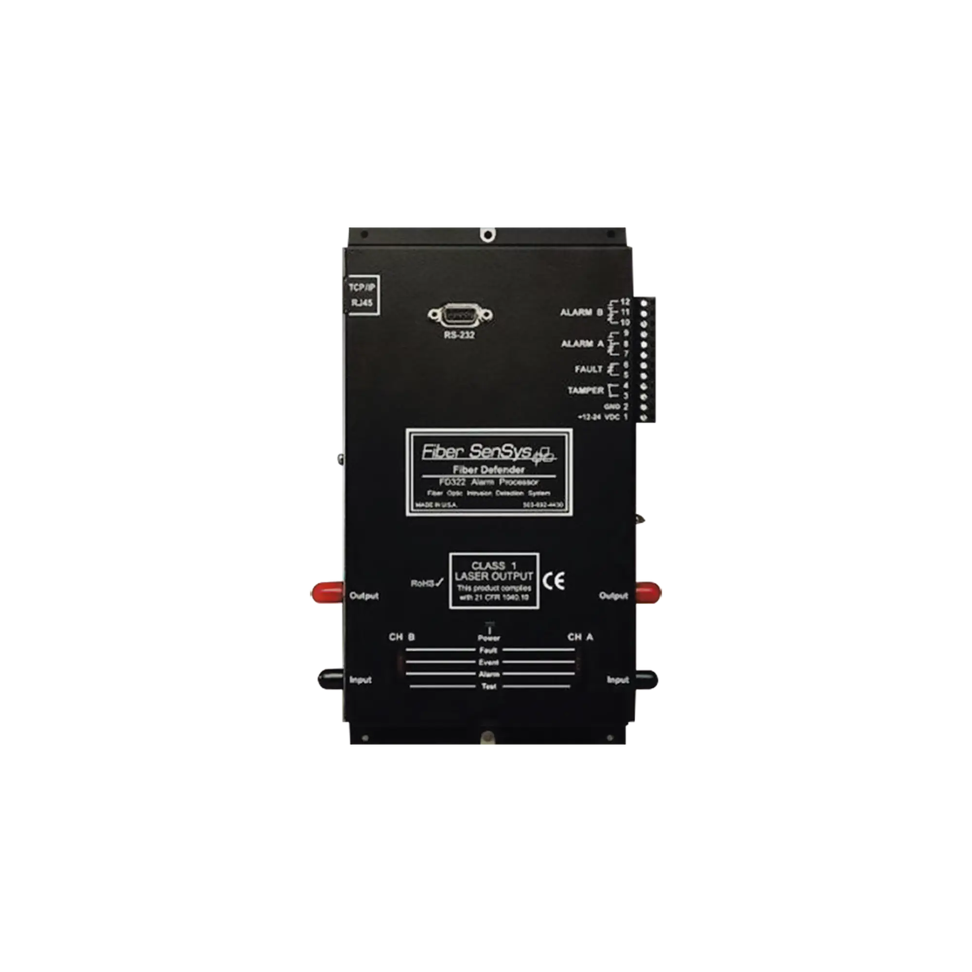 Sensor de Seguridad Perimetral de 1 Zona/Detección por Fibra Óptica Sensitiva/ 0 a 5 Km de protección