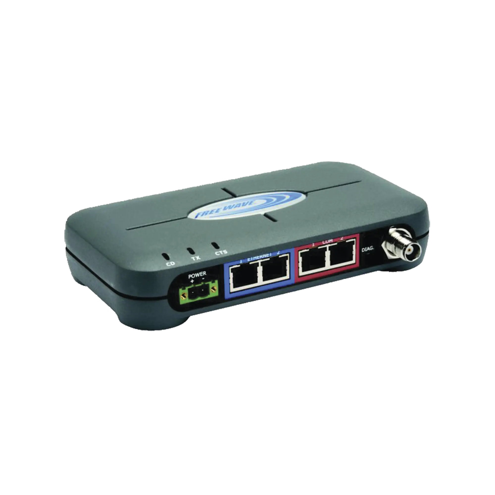 Radio Industrial para enviar datos, hasta 154 kbps, 900 MHz, con puerto Ethernet y Serial