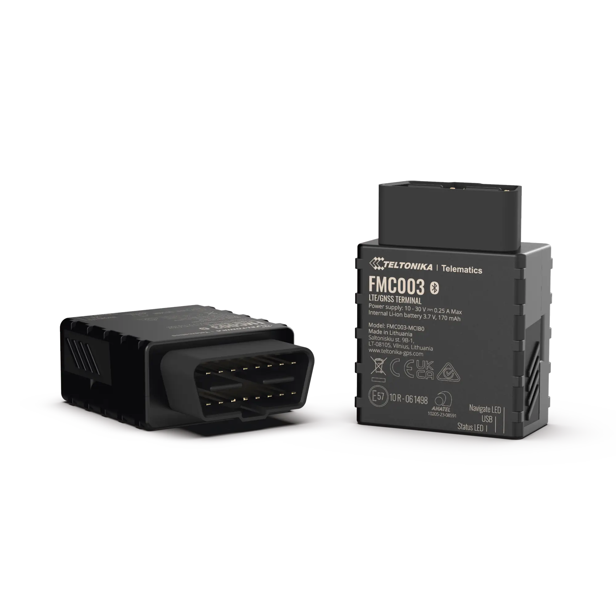 Rastreador (GPS) 4G LTE Cat 1 De Super Fácil Instalación, Lectura de Datos OBD OEM y Conectividad Bluetooth