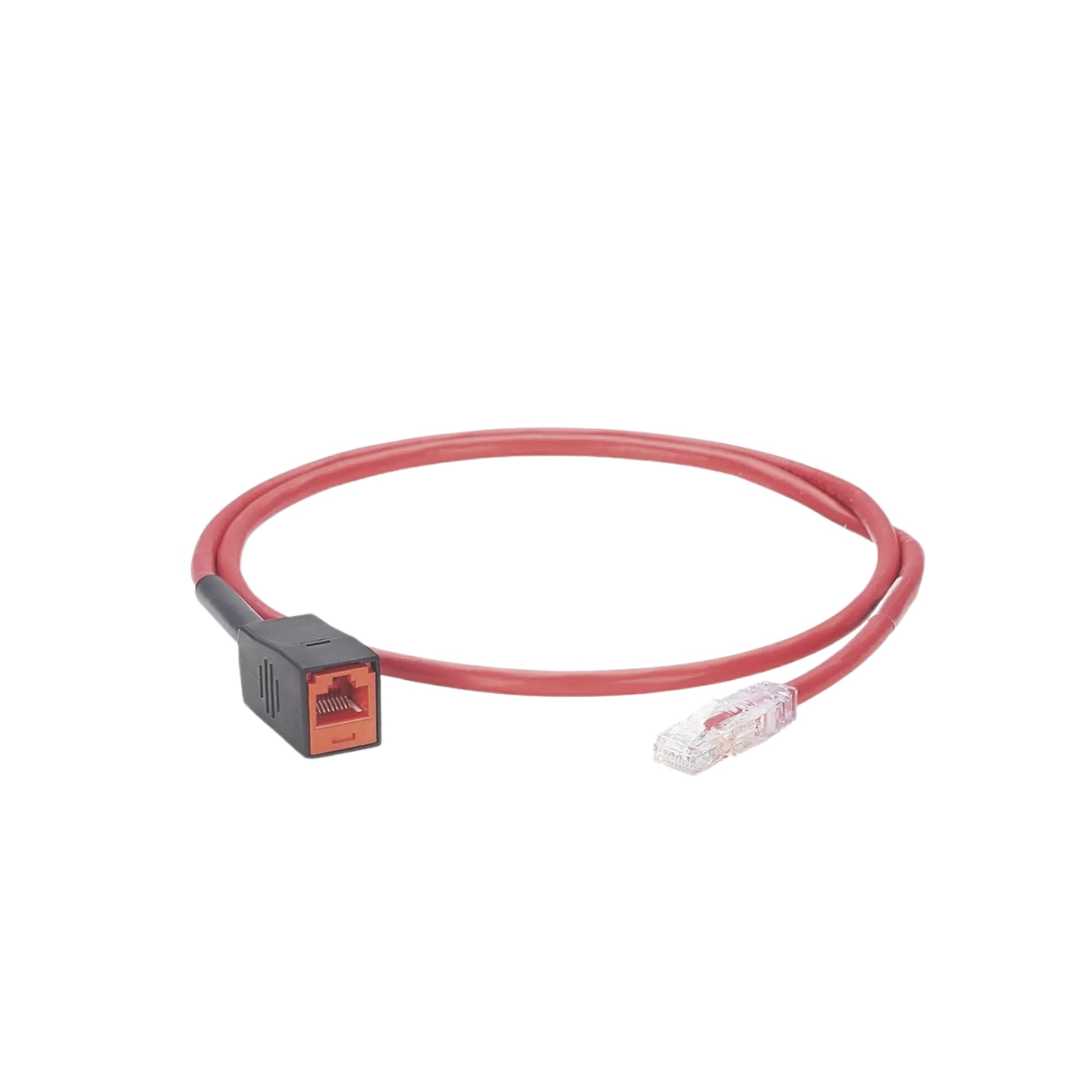 Cable de Prueba Para Plugs Rj45 de Terminación en Campo (MPTL), Cat6A, UTP, 1 Metro, Color Rojo