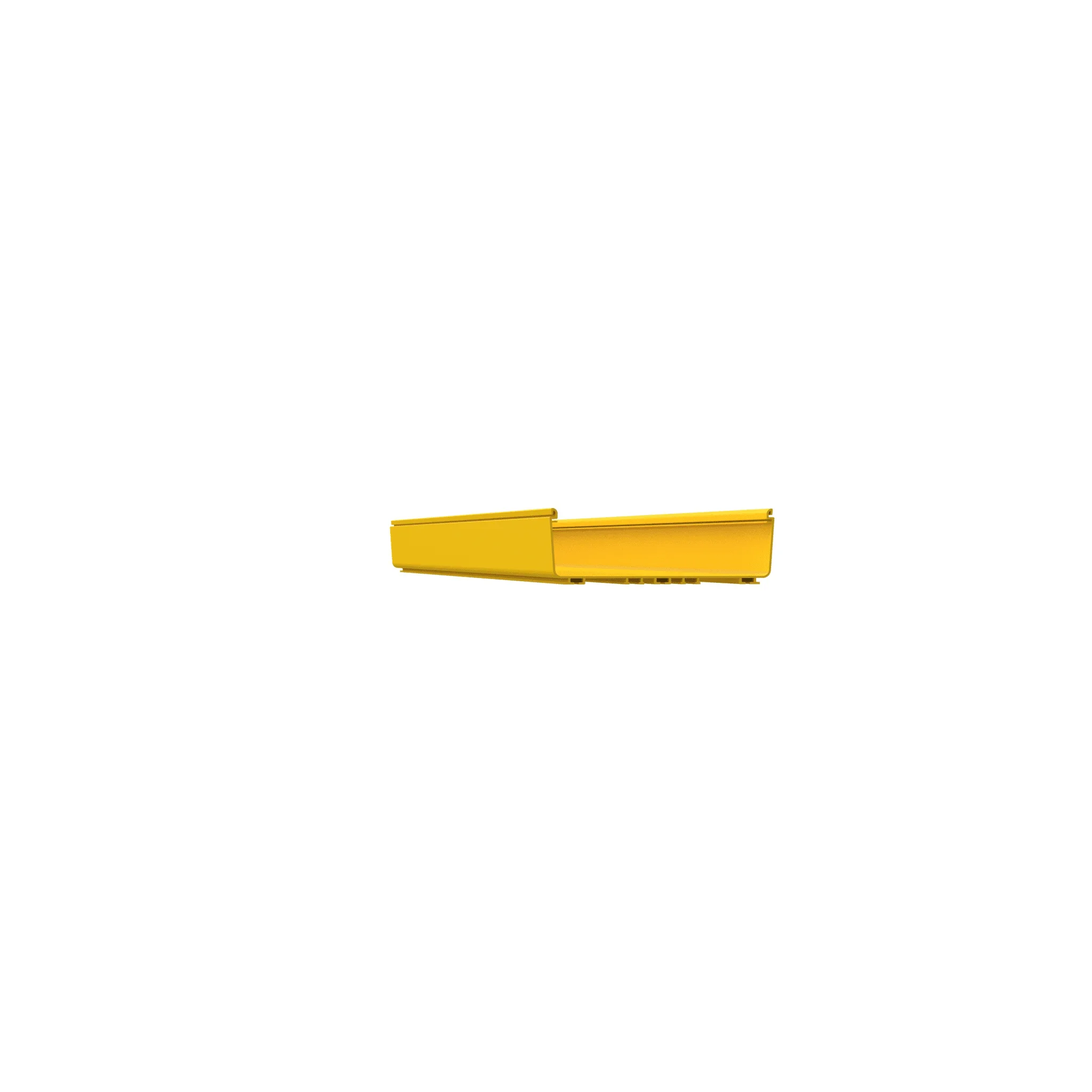 Canaleta FiberRunner™ 12X4, de PVC RĂgido, Color Amarillo, 3 m. de Largo
