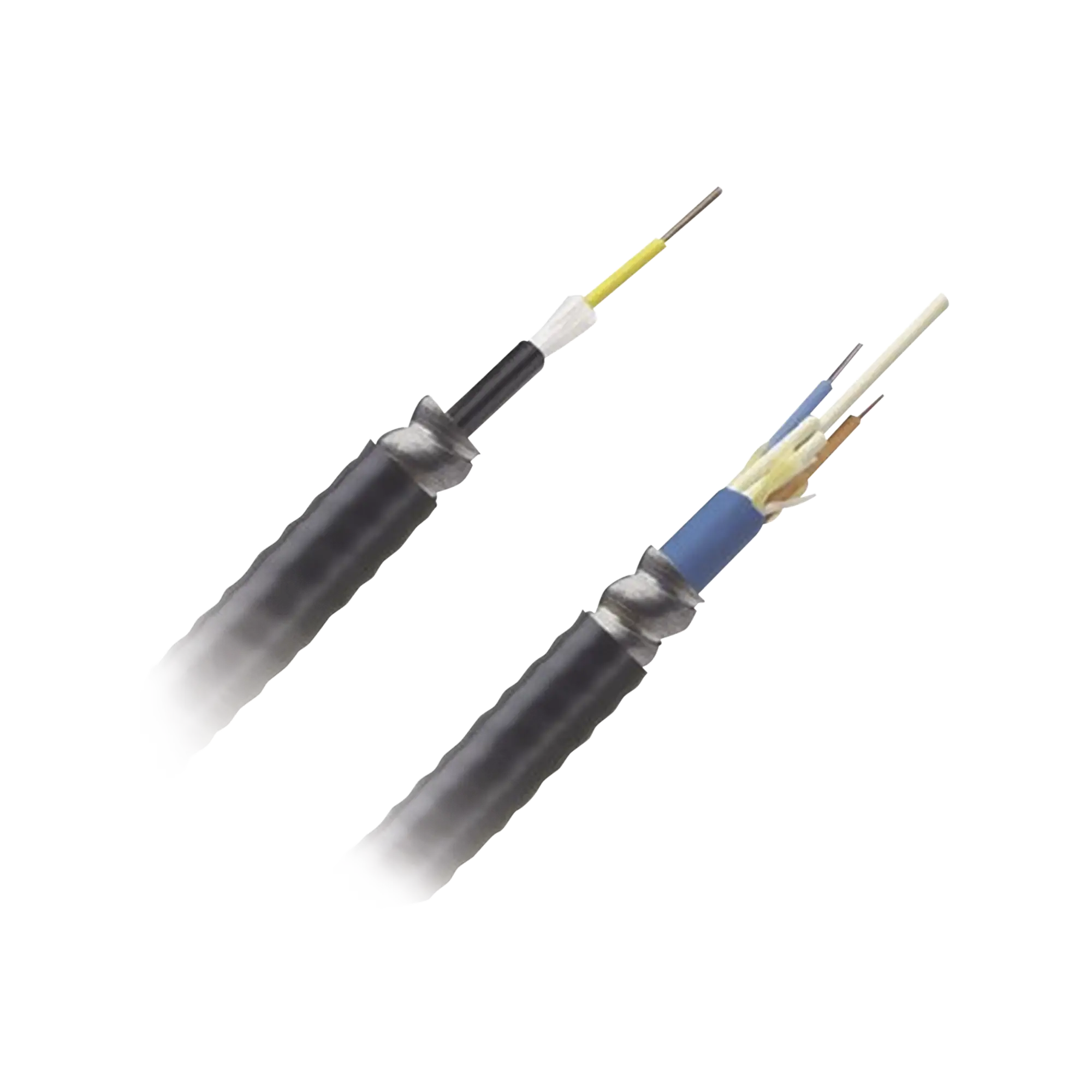 Cable de Fibra Óptica de 12 hilos, Monomodo OS2, Interior/Exterior, Armada, Loose Tube 250um, OFCR (Riser), Precio Por Metro