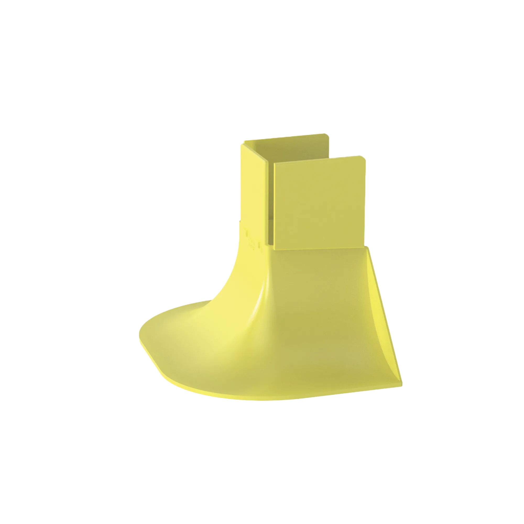 Accesorio de Control de Radio de Curvatura, Para Bajadas de Cable con Canaletas FiberRunner 2x2, Color Amarillo