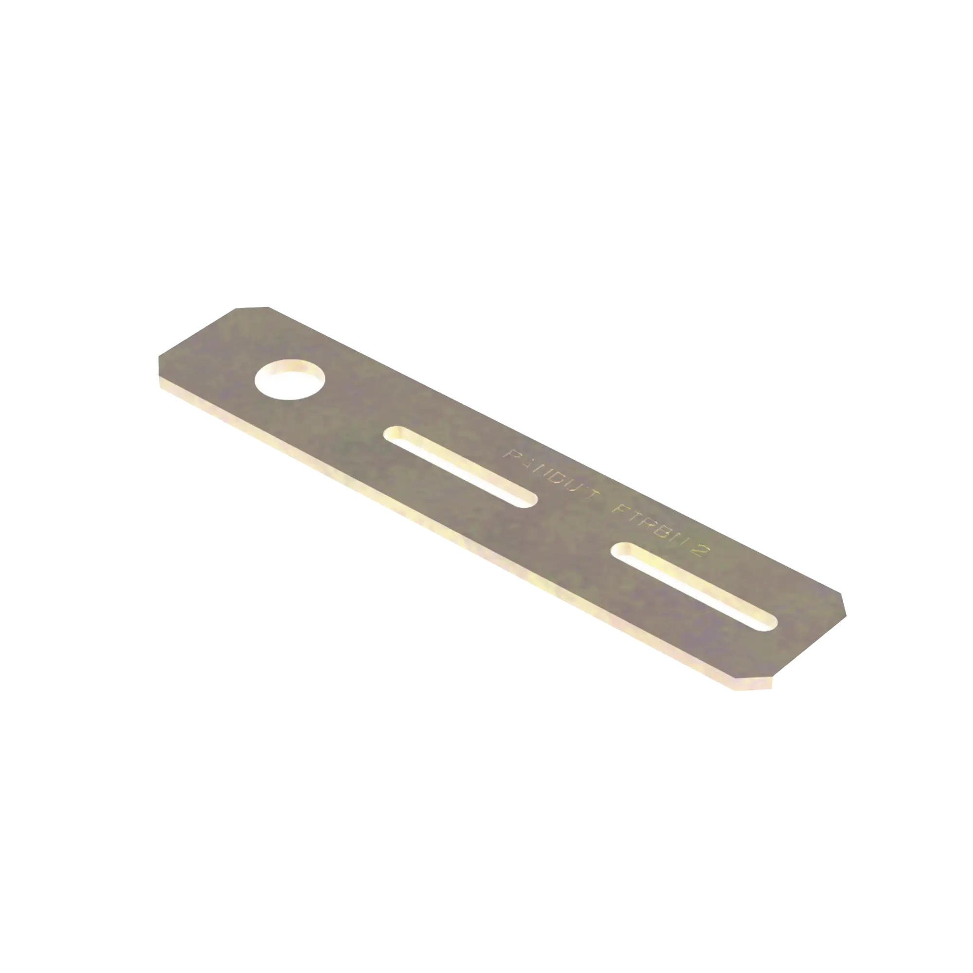 Soporte de Montaje a Techo, para Canaletas FiberRunner 2X2 o 4X4, Uso con Varilla Roscada de 1/2″, Color Negro
