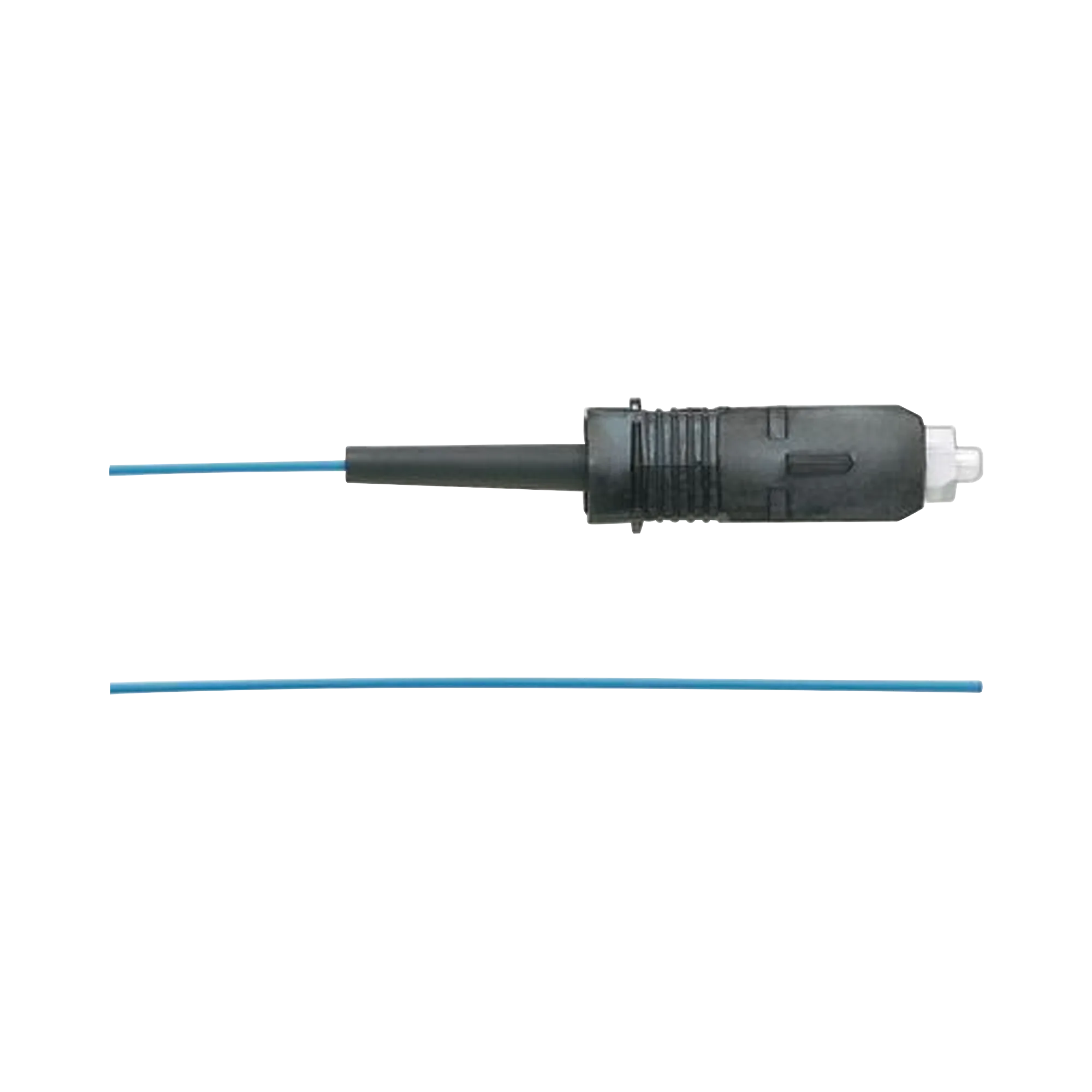Pigtail de Fibra Óptica SC Simplex, Multimodo OM3 50/125, 900um, Color Aqua, 1 Metro