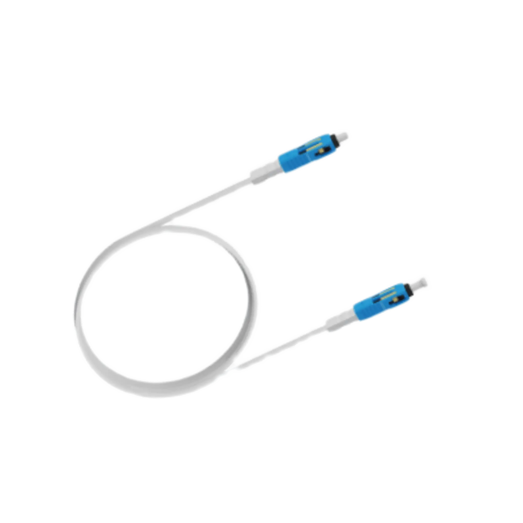 Cable de Fibra Óptica POF Monomodo / Conectores SC/UPC – SC/UPC / Interior / Fibra G.657A2 / Cobre 26 AWG / 50M