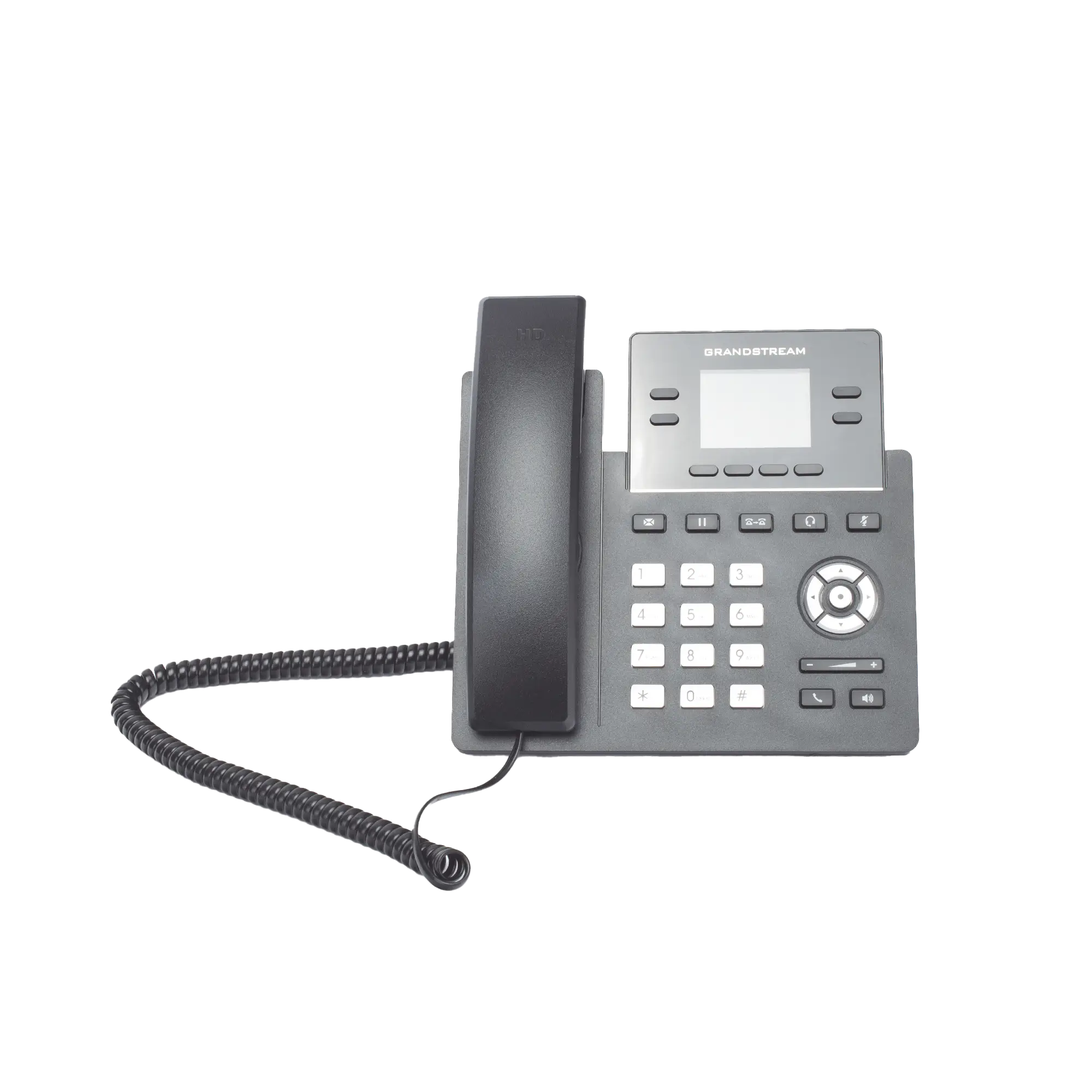 Teléfono IP Grado Operador, 4 líneas SIP con 2 cuentas, puertos Gigabit PoE, pantalla a color 2.4″, codec Opus, IPV4/IPV6 con gestión en la nube GDMS