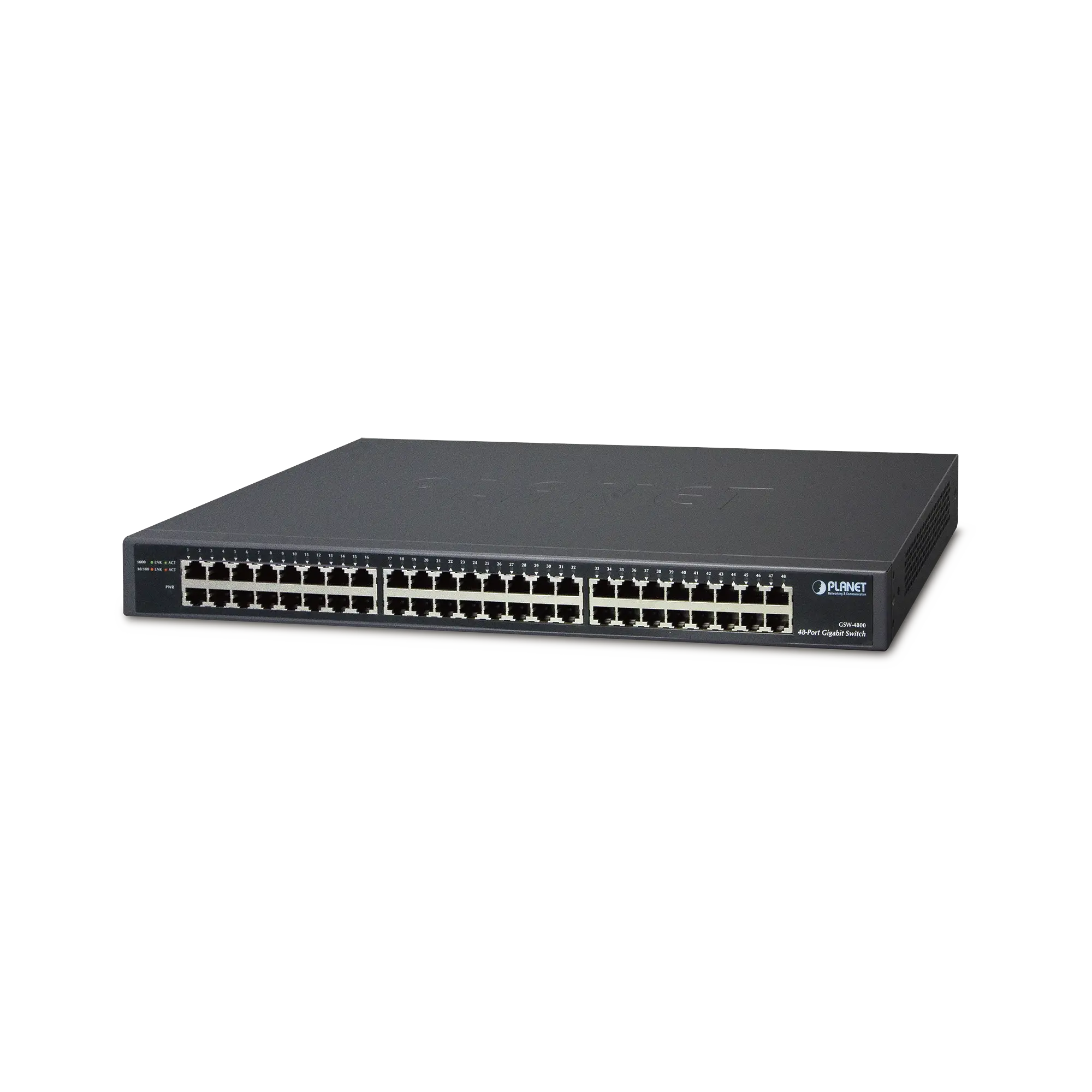 Switch no administrable Gigabit Ethernet 48 puertos 10/100/1000Mbps