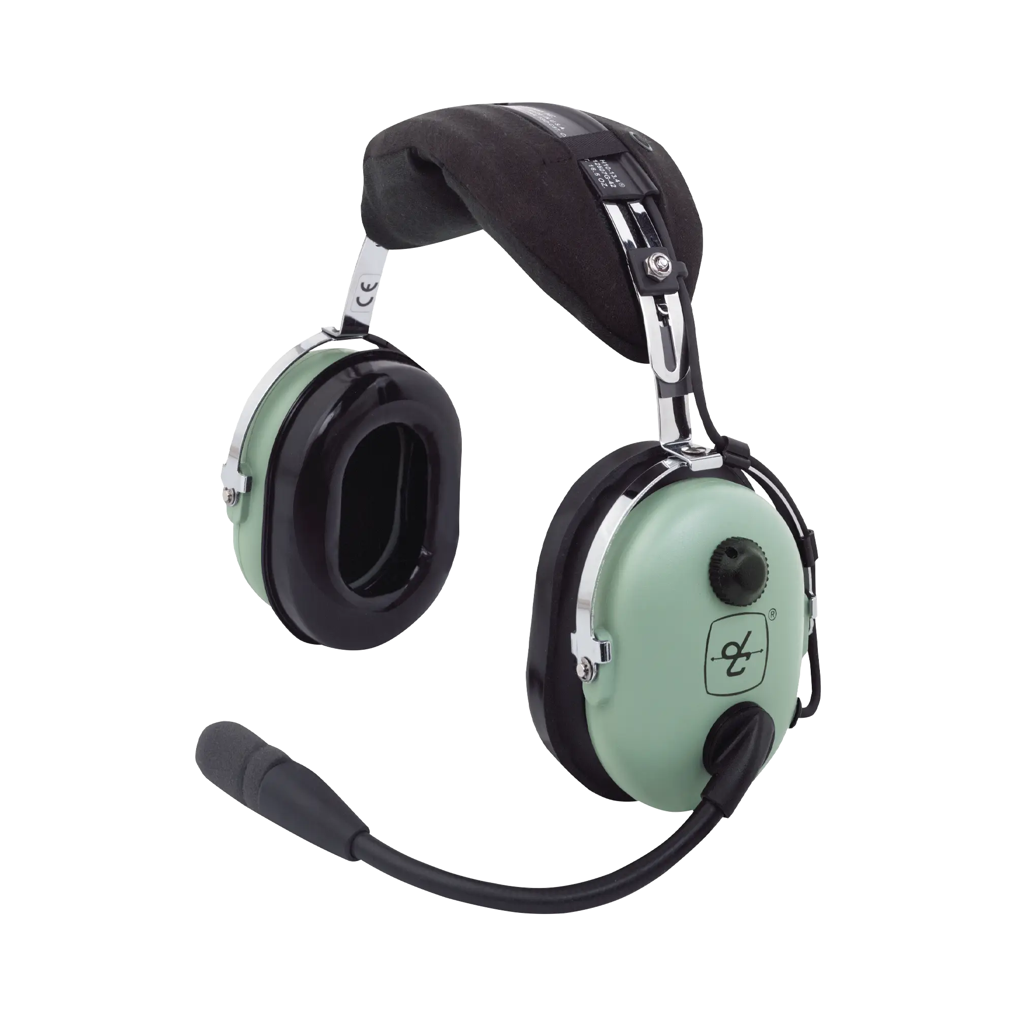 Auriculares de ala fija con atenuación de ruido pasivo para aviación general