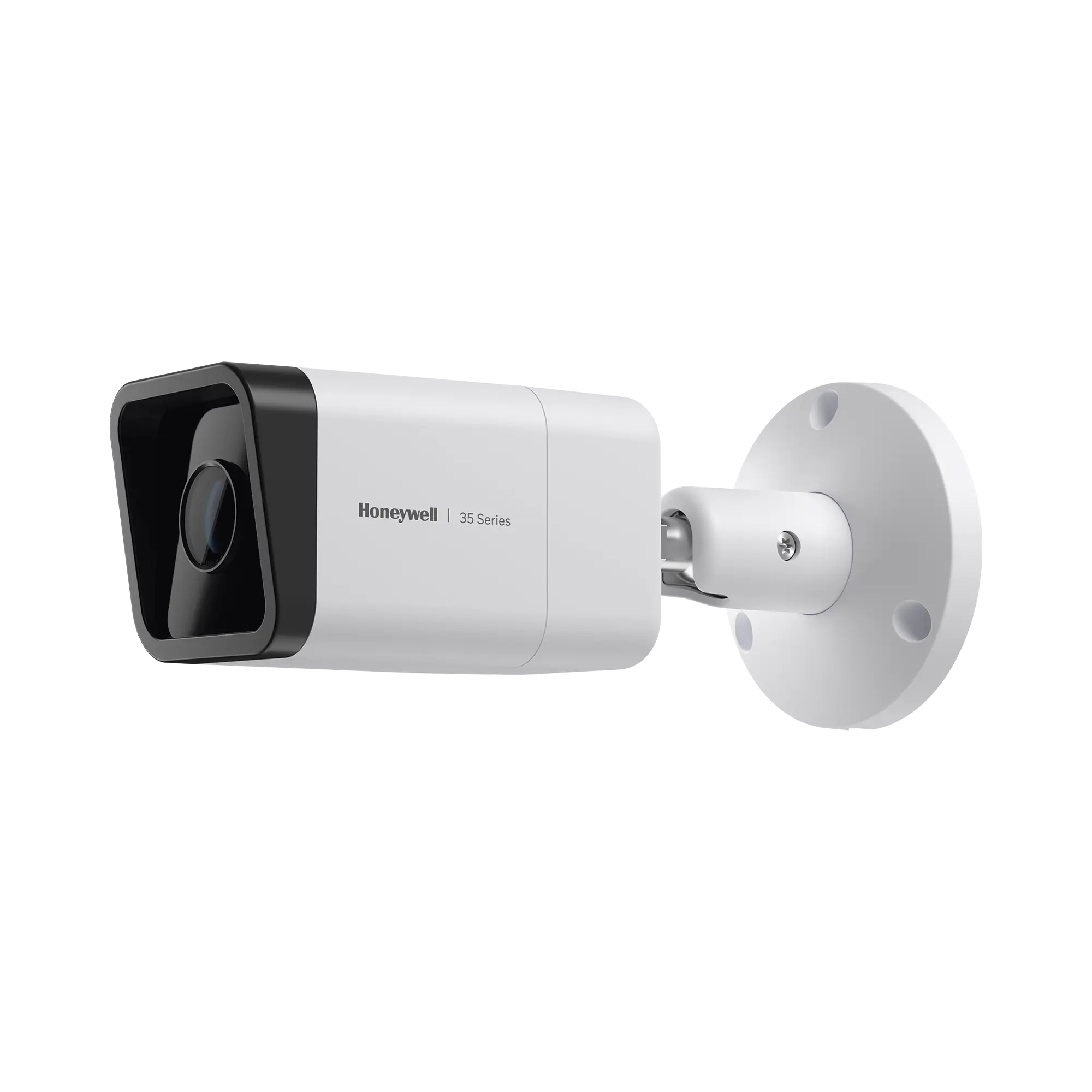Bala IP 5 Megapixel / Lente Mot. 2.7 a 13.5 mm / 60 mts IR /  Ultra Baja Iluminación / IP67 / H.265 / IA (Filtro de Humanos y Vehiculos) / Merodeo / Conteo de Personas / PoE / Audio y Alarmas I/O / ONVIF / NDAA / Serie 35 / Honeywell Security