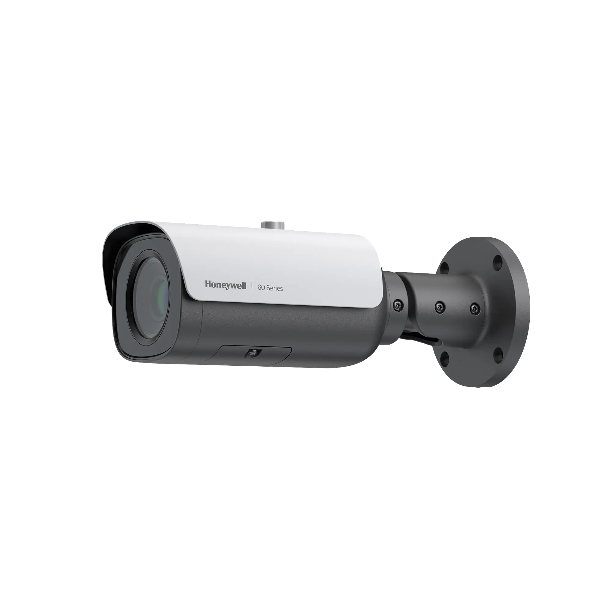 Bala IP 5 MP / Lente Mot. 5 a 50 mm / Exterior Calentador Integrado / IR 60 m / Detección Facial / Movimiento / Sabotaje / Merodeo / Intrusión / Alarmas y Audio I/O / ONVIF / NDAA / PoE / H.265 / IP67 / IK10 / Serie 60 / Honeywell Security
