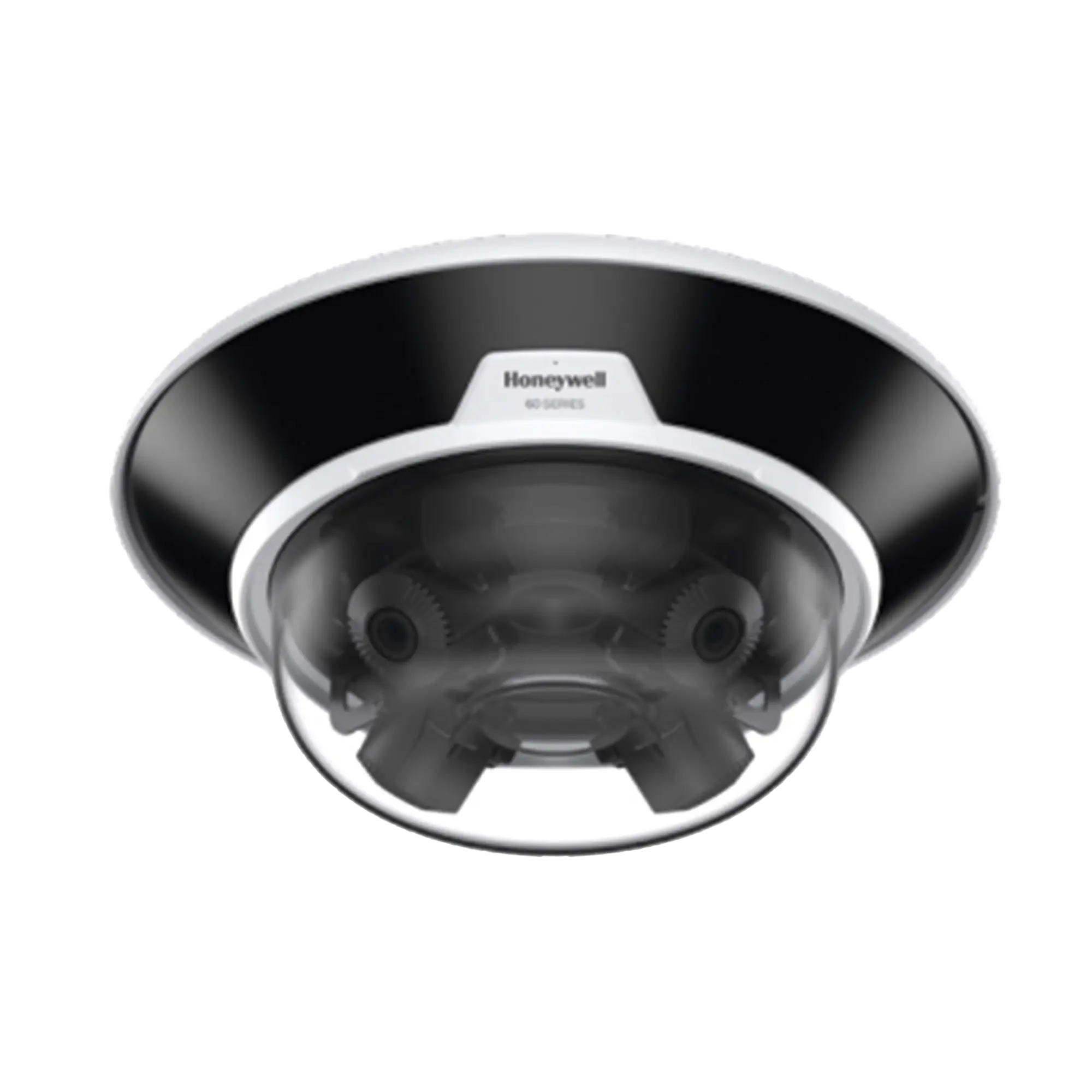 Multisensor IP 20 MP (4 Lentes de 5 MP) / Lentes Motorizados 3.7 a 7.7 mm  / Exterior / IP66 / 30 mts IR / H.265 / IK10 / NDAA / ONVIF / Detección Sabotaje / Movimiento / Audio / PoE+ / Alarmas y Audio I/O / Serie 60 / Honeywell Security