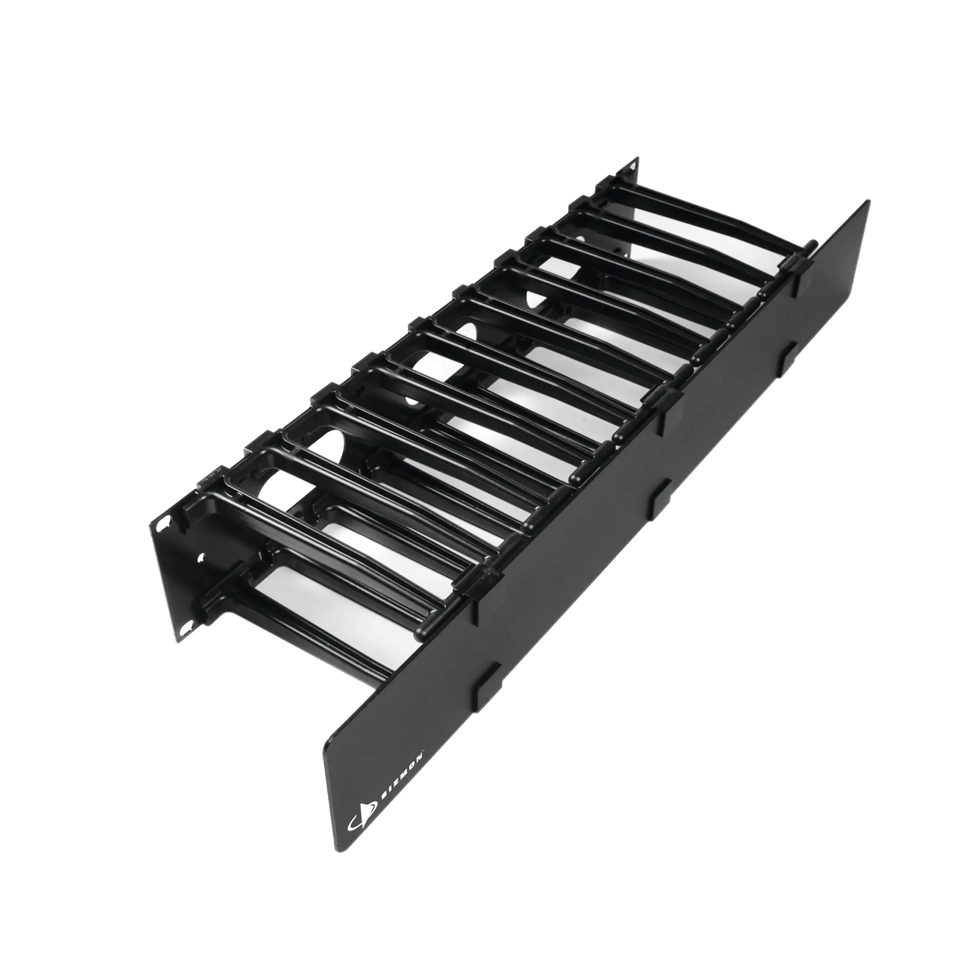 Organizador de Cable Horizontal RouteIT, Sencillo, Para Rack de 19in, 6in de profundidad, 2UR