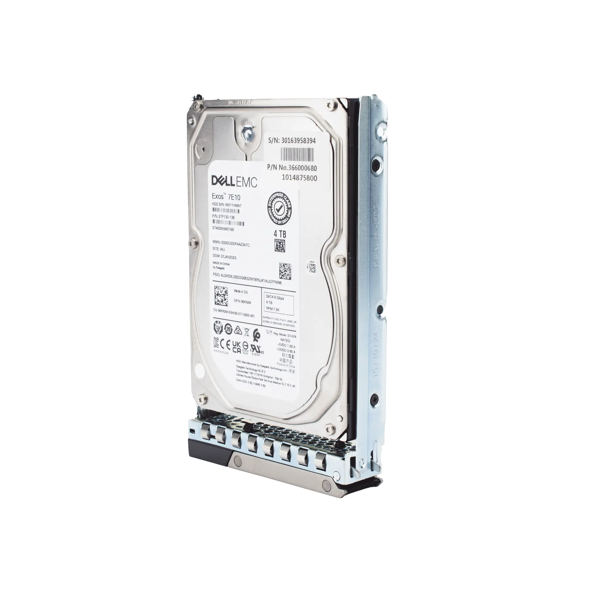 Disco Duro Enterprise 3.5″ 4 TB / Hikvision (DELL)/ 7200 RPM / SATA / Alto Rendimiento / Recomendado para Servidores Hikvision