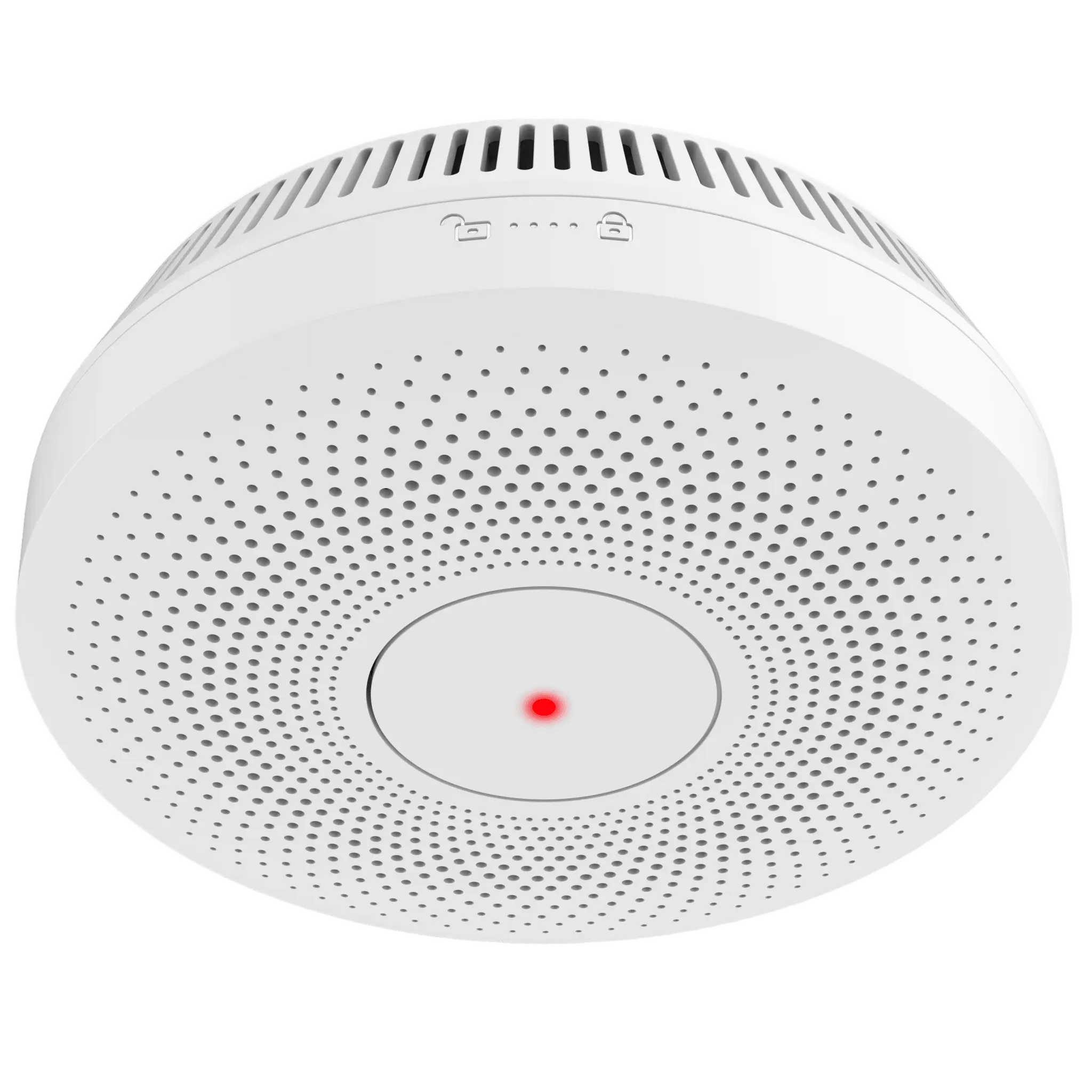 Detector de Humo Interlink / Doble Tecnología de Sensor de Luz / Alarma Auditiva 85dB / Batería de Litio 10 Años / Autoverificación / Control Remoto Inalámbrico / Interconectable 30 Dispositivos