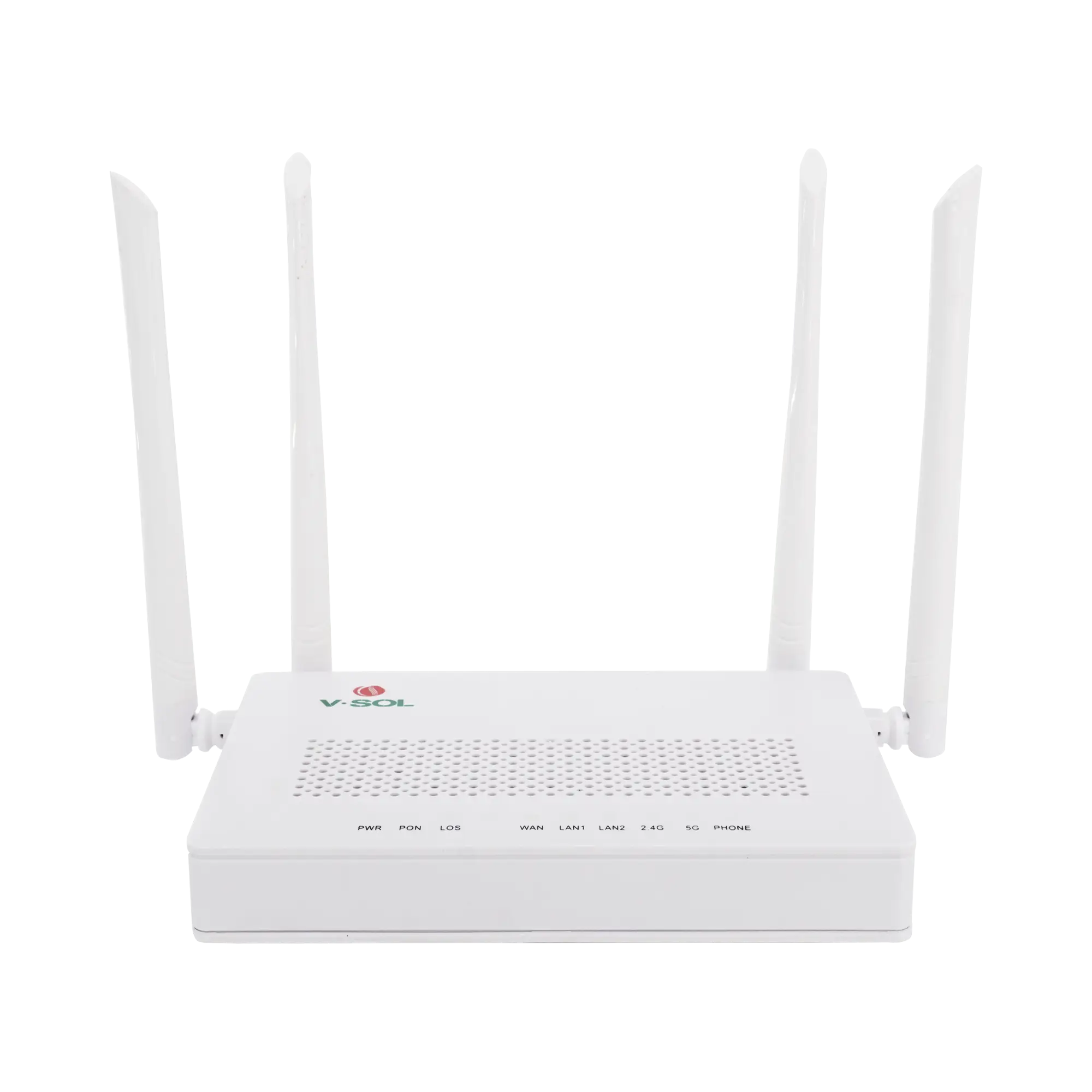 ONU Dual G/EPON con Wi-Fi AC de doble banda, 1 puerto SC/UPC + 2 puertos LAN Gigabit + 1 puerto FXS