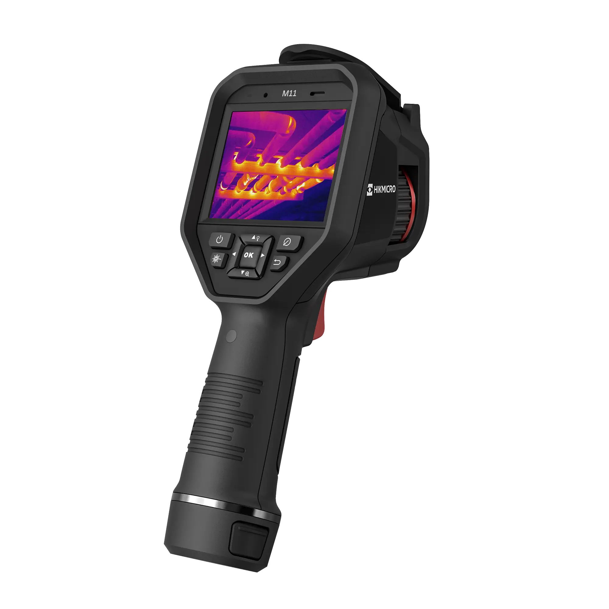 M11 – Cámara Termográfica Portátil Profesional / Resolución Térmica 192 x 144 y Visual 8MP / Pantalla Táctil LCD 3.5″ / Rango de -20°C a 550°C / Precisión ±2°C o ±2% / Wi-Fi y